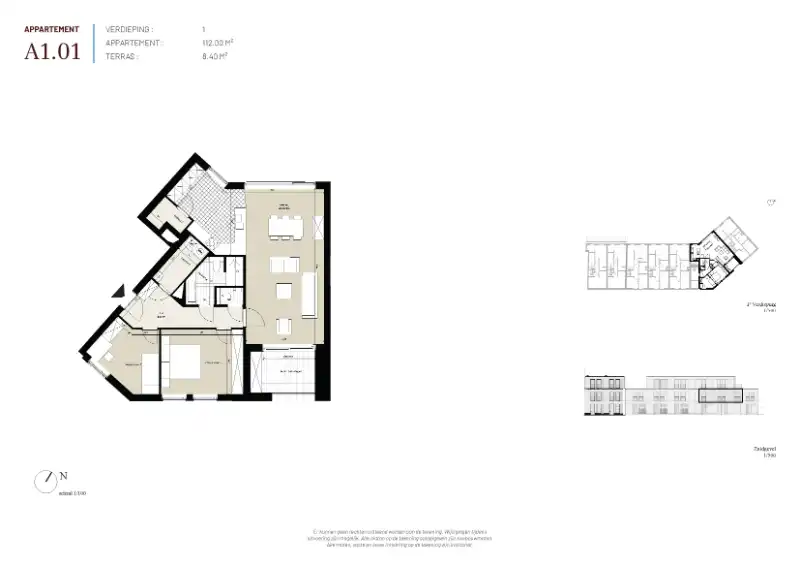 Oostakker (Gent), Pijphoekstraat - 'Amandine' - Fase 1: Lot A1.01 foto 2