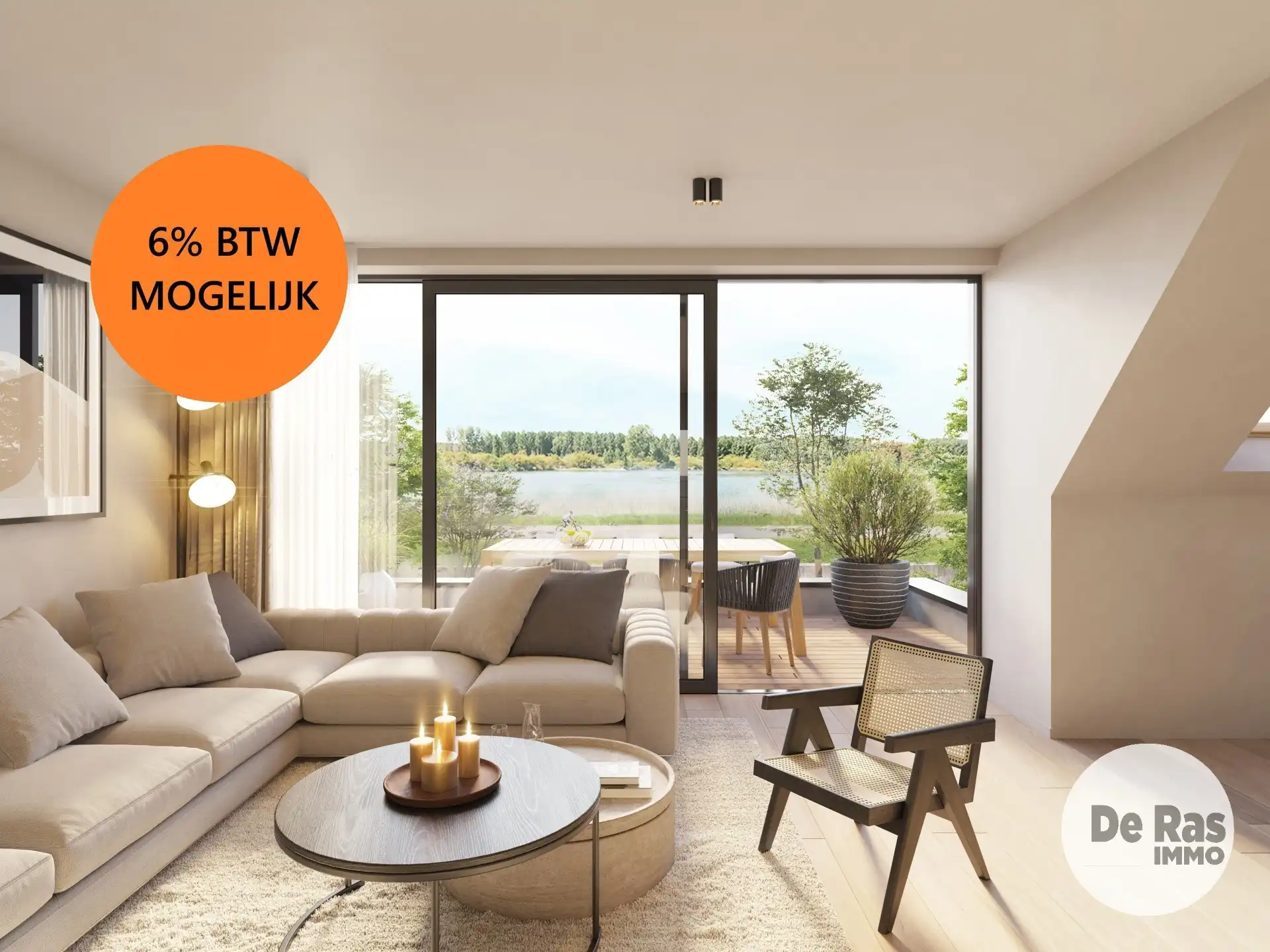 WICHELEN - Nieuwbouwappartement aan Scheldedijk - 6% BTW  foto {{pictureIndex}}