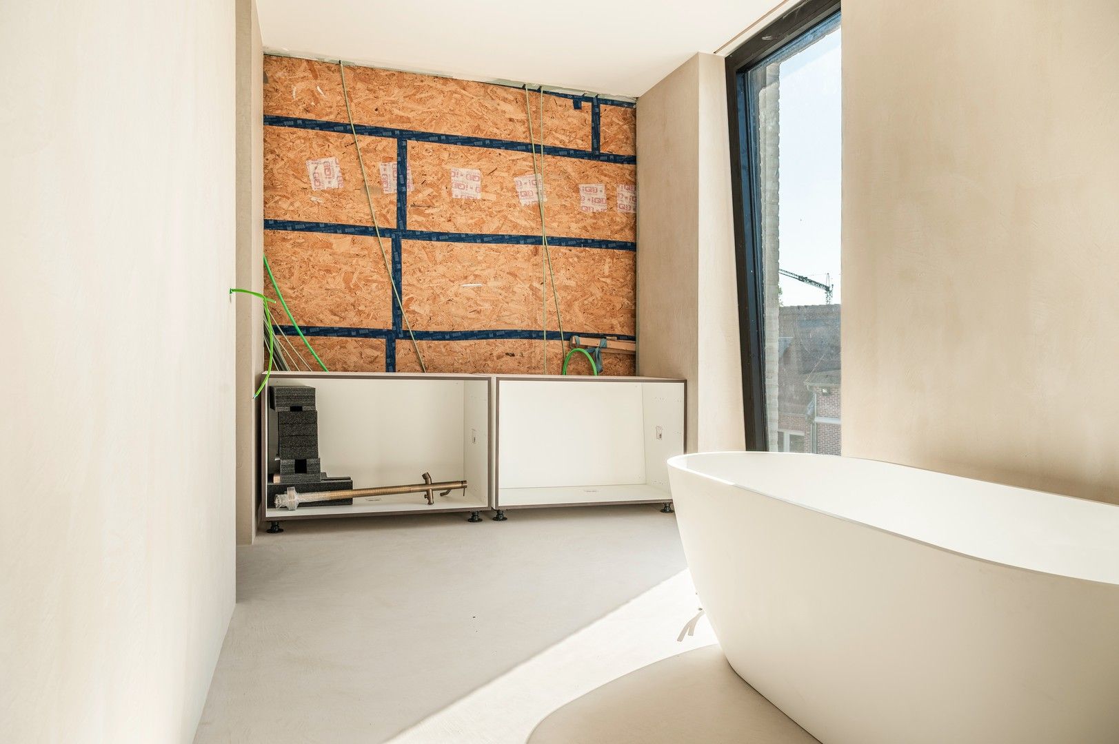 Moderne open bebouwing in oprichting met magazijn te Branst (Bornem) foto 13