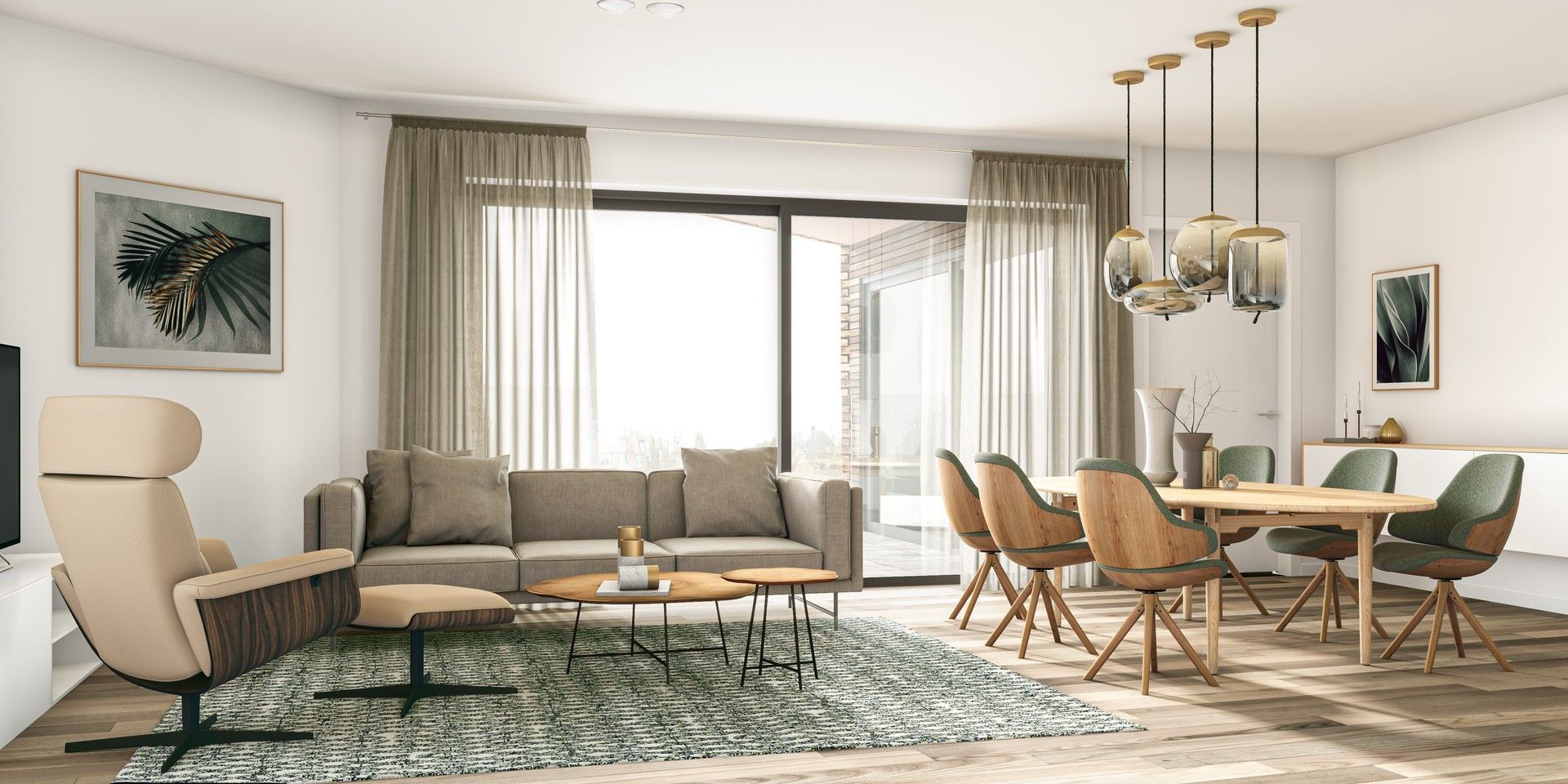 Project Tilia -  2-slaapkamerappartement, centrum De Panne. foto {{pictureIndex}}