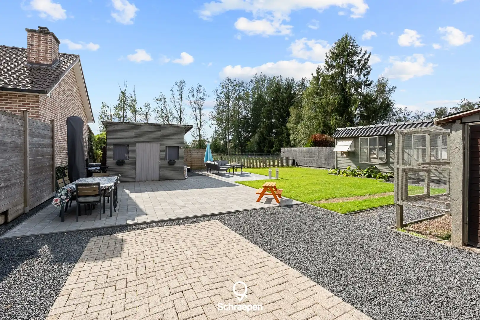 Gelijkvloerse instapklare woning met 3 slpks op zuidwestelijk georiënteerd perceel van circa 8,5 are! foto 4
