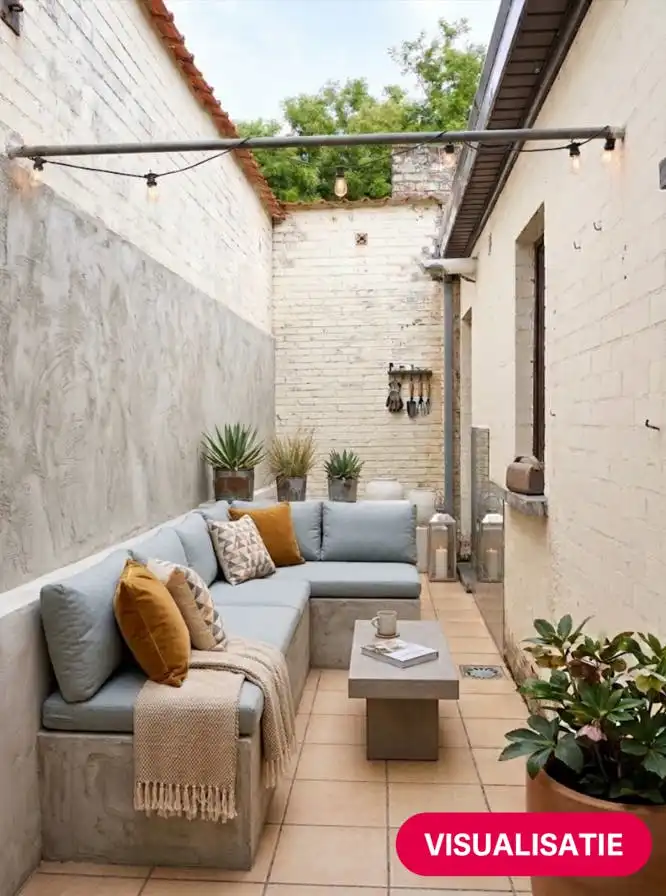 Gezellige rijwoning met 1 slaapkamer en terras foto 7
