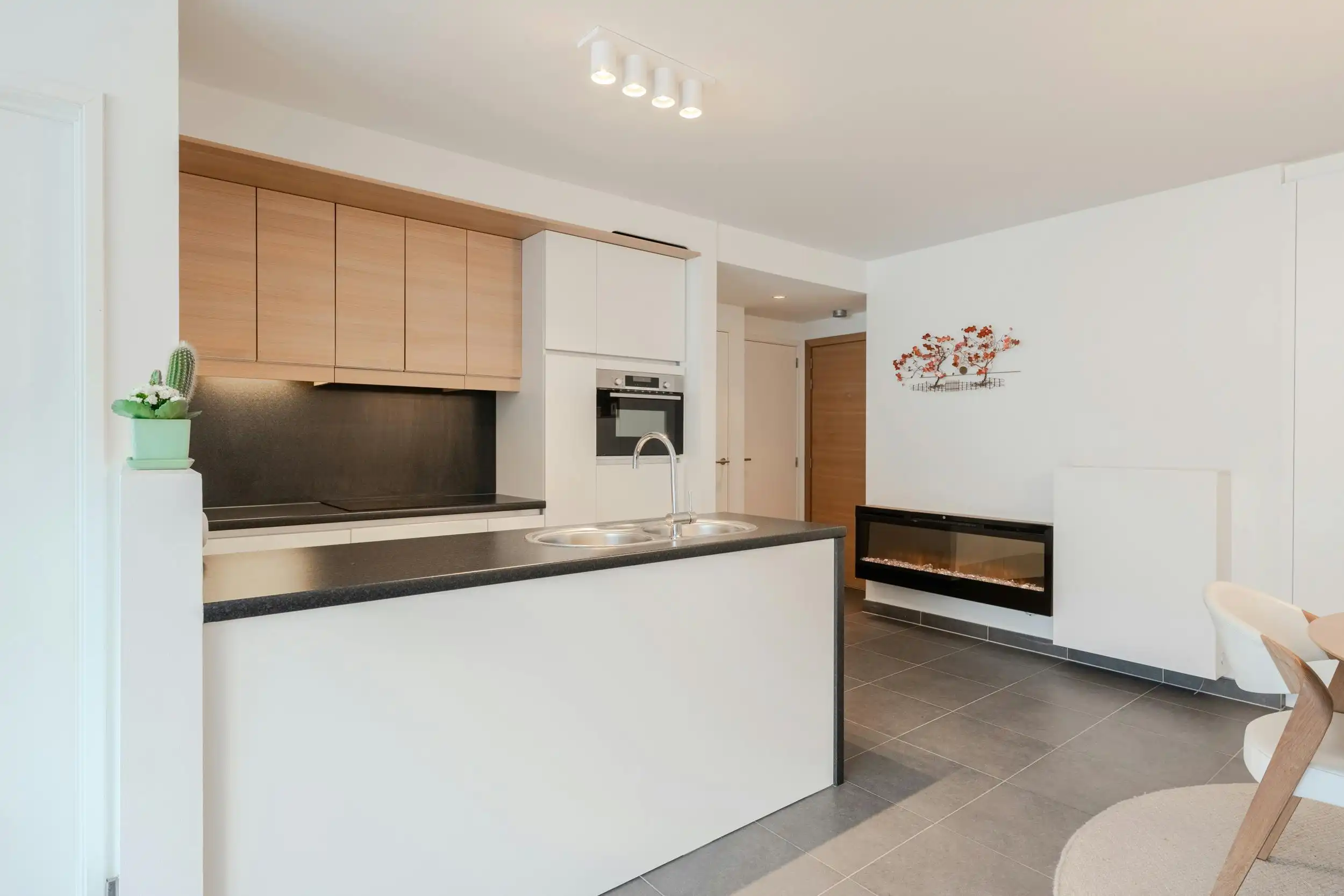 Schitterend 1-slaapkamerappartement met terras te Oostende foto 12