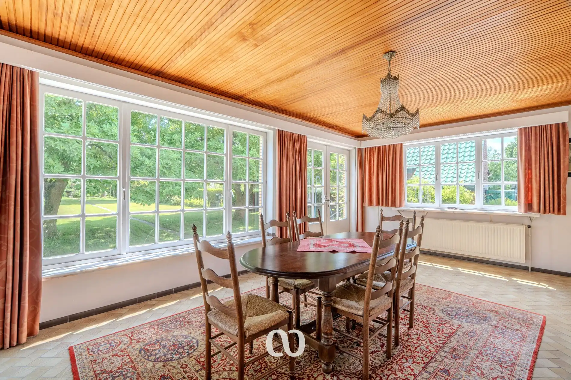 Authentieke Art Deco-villa met weilanden in Sint-Maria Latem foto 9