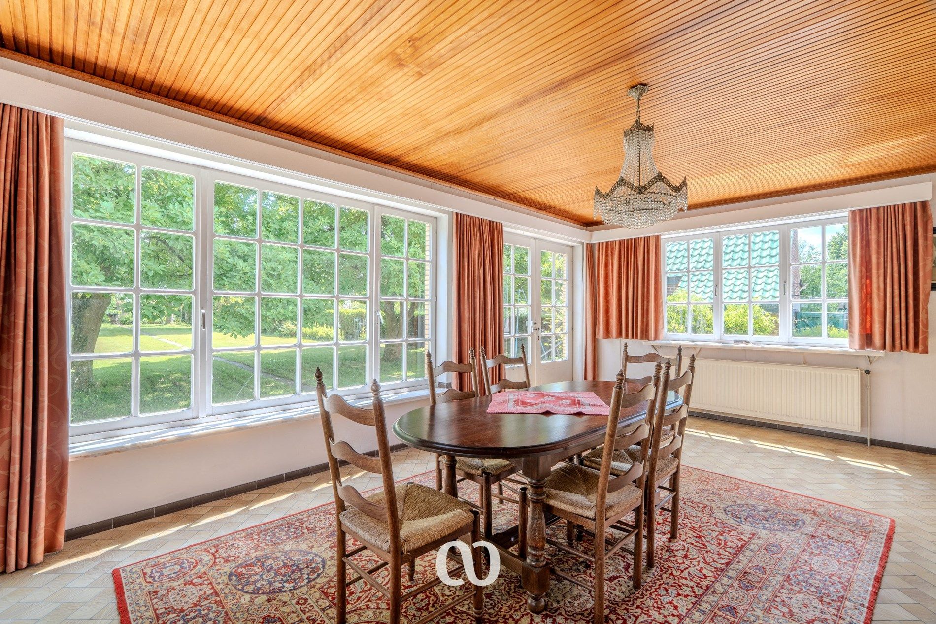 Authentieke Art Deco-villa met weilanden in Sint-Maria Latem foto 5