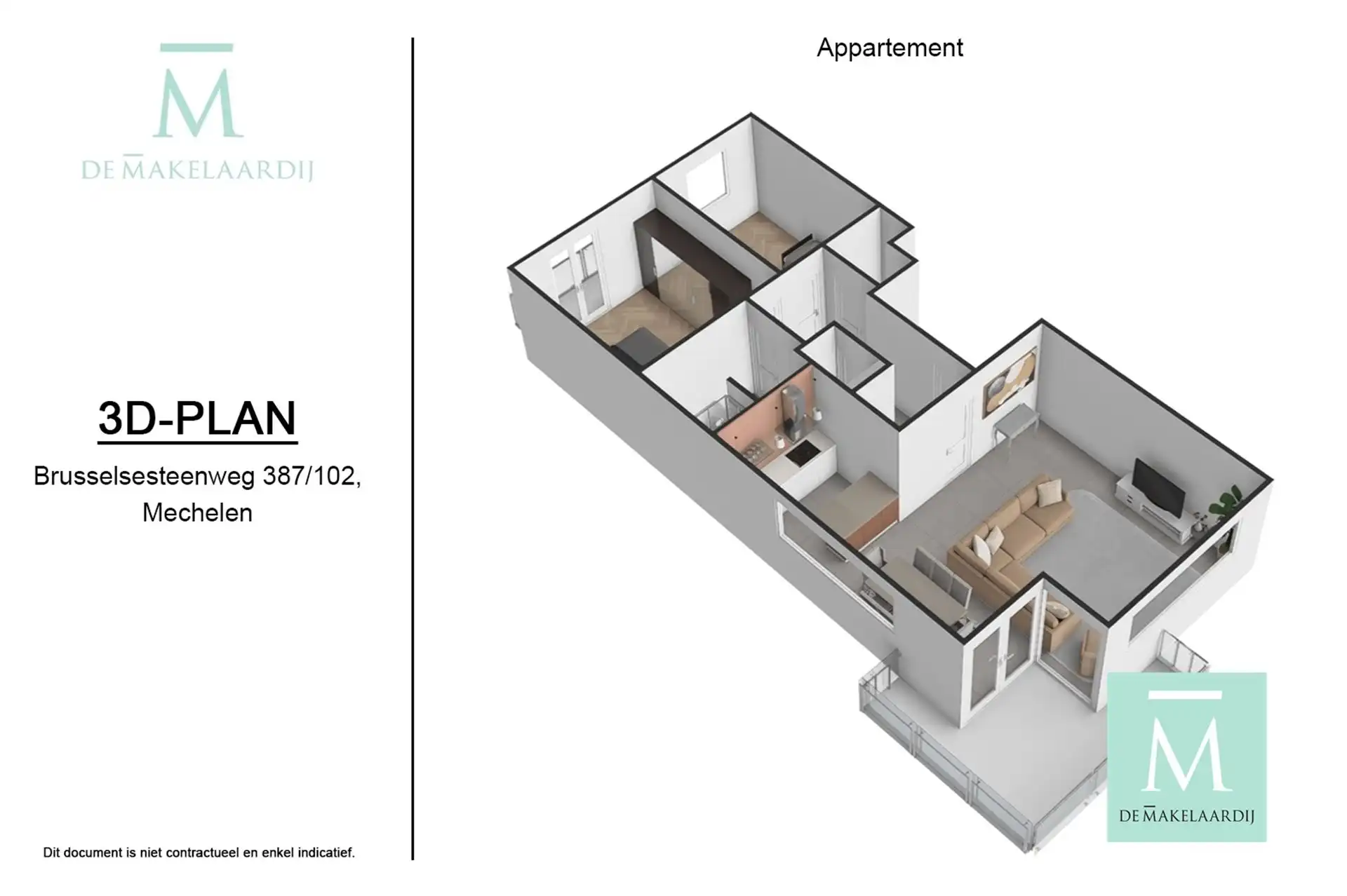 Recent en energiezuinig appartement met 2 slaapkamers vlakbij Mechelen Centrum foto 22