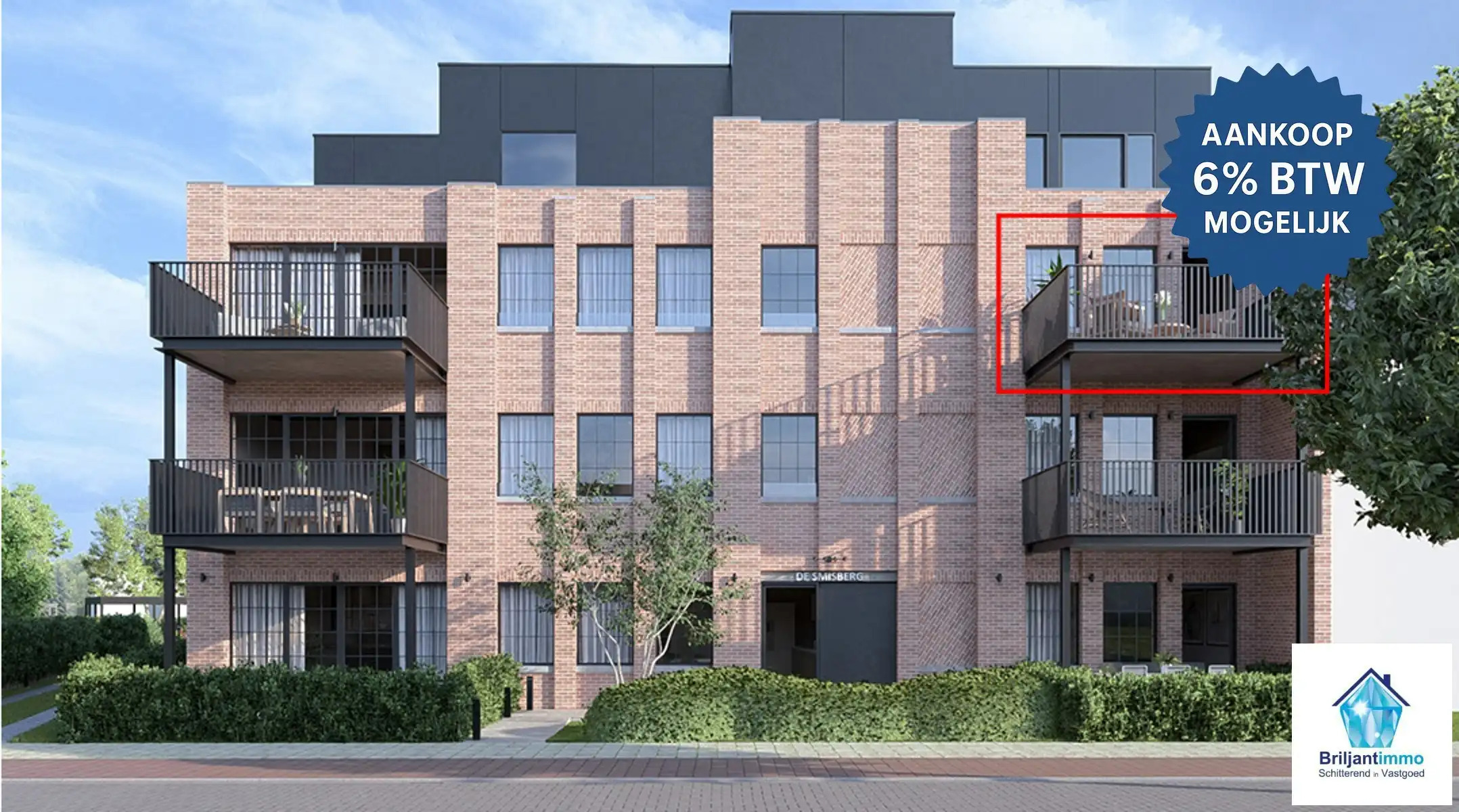 Doorloop BEN appartement met 2 slaapkamers - 6% BTW mogelijk foto 3