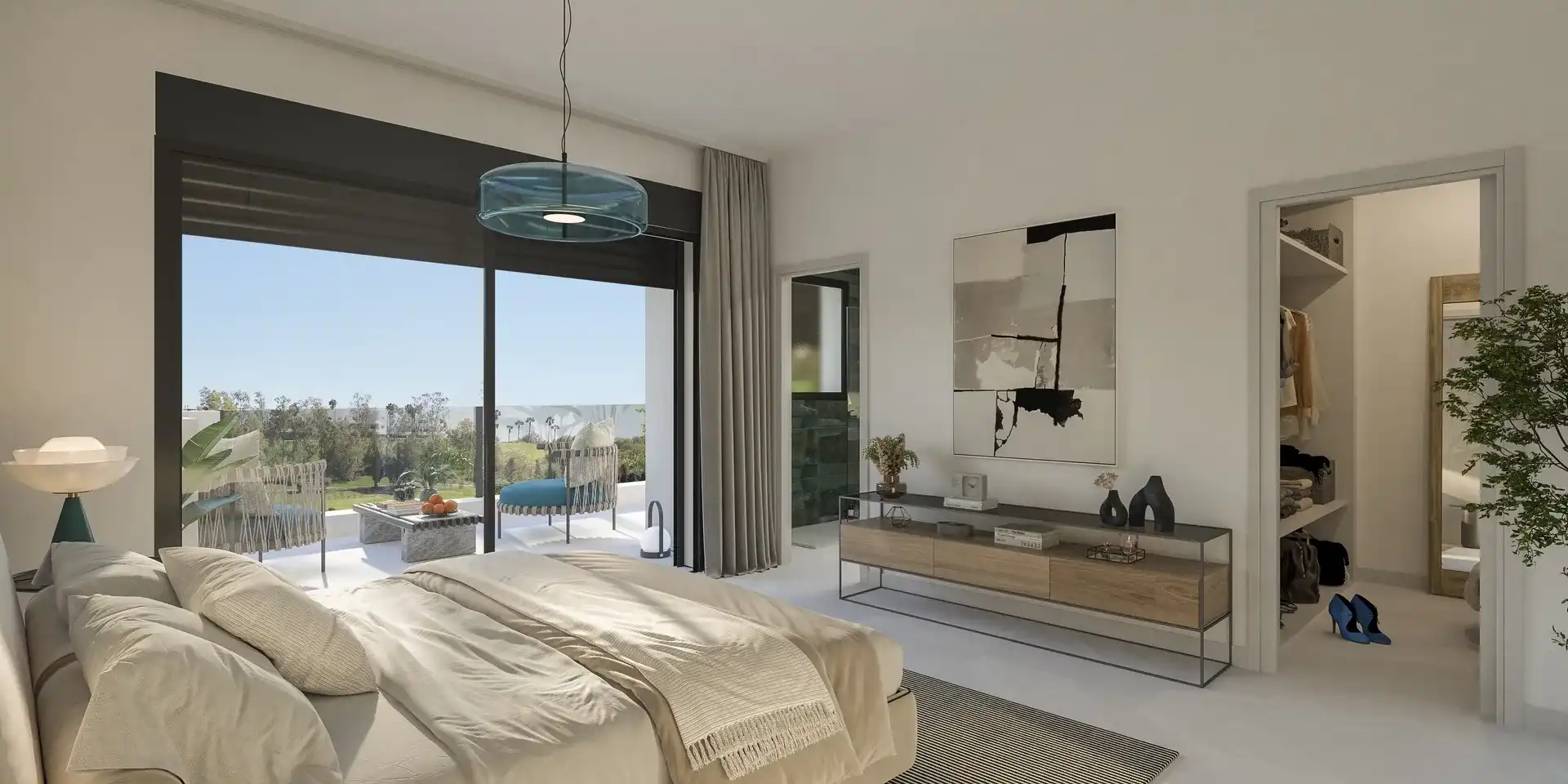 Hedendaagse vakantiewoningen tussen golf, natuur en zee foto 3