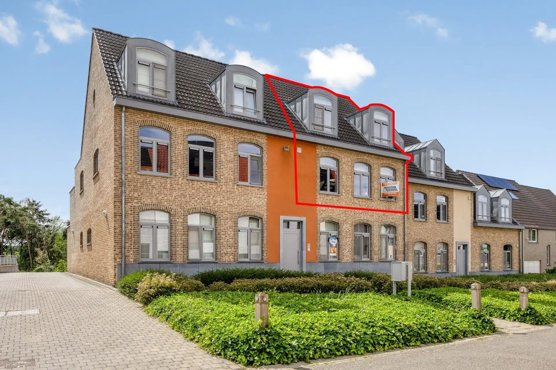 Instapklaar duplex-appartement met groen uitzicht in het centrum van Ottenburg foto 22