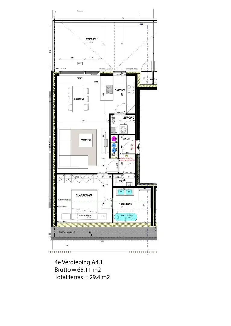 Nieuwbouwappartement A4.1 VD +4 foto 17