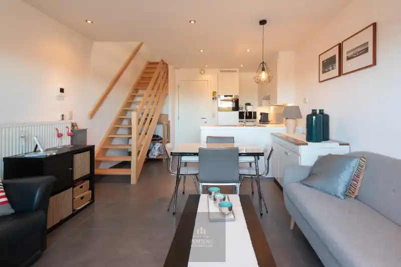 Recent duplex-appartement met één slaapkamer en slaaphoek. foto 18