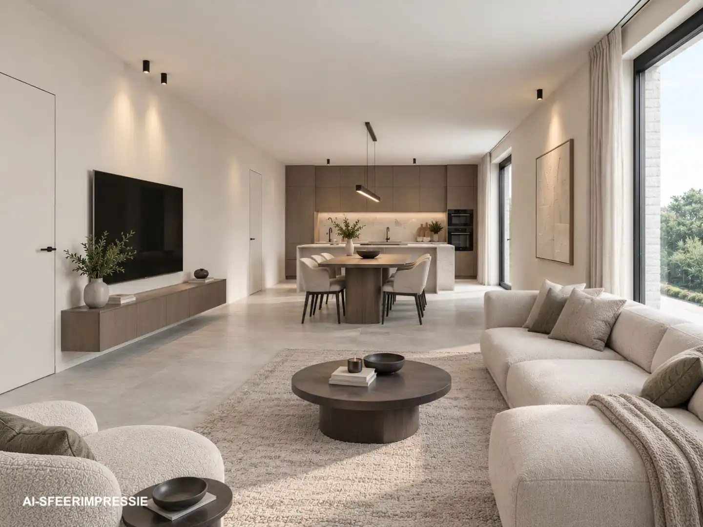 Ruim appartement (113 m²) met 2 slpk en overdekt terras. foto 2