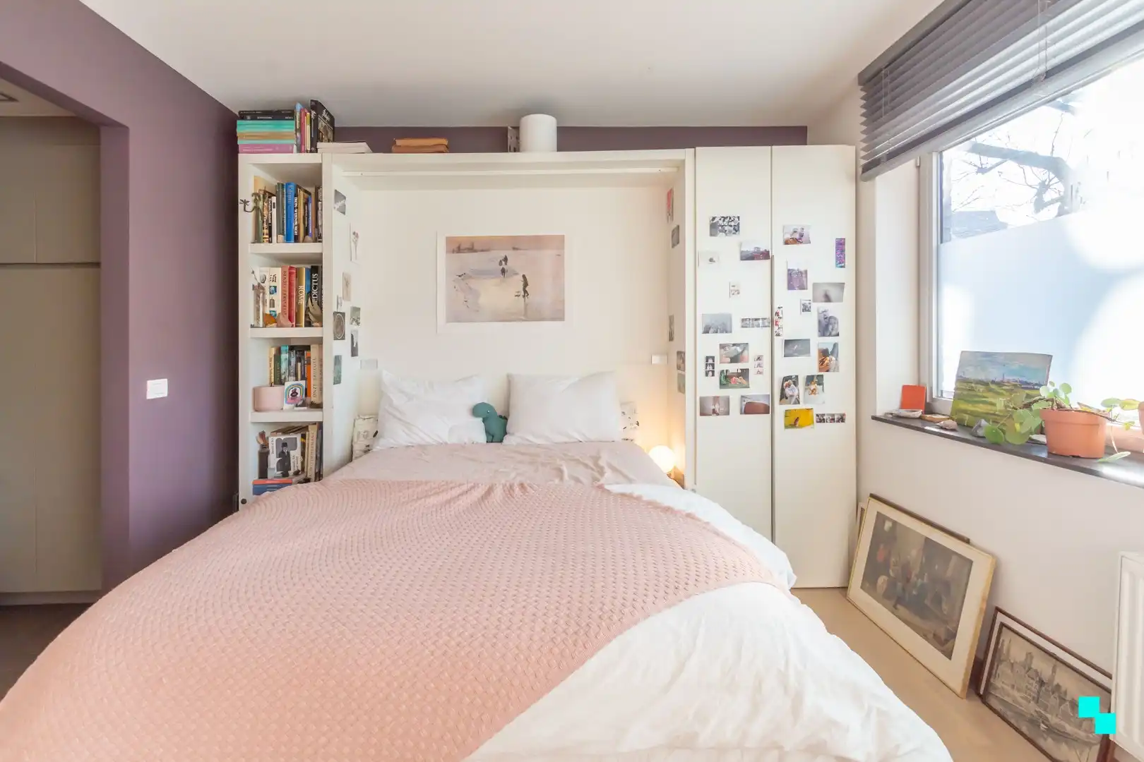 Lichtrijk twee slaapkamerappartement met tuin te Gent foto 15