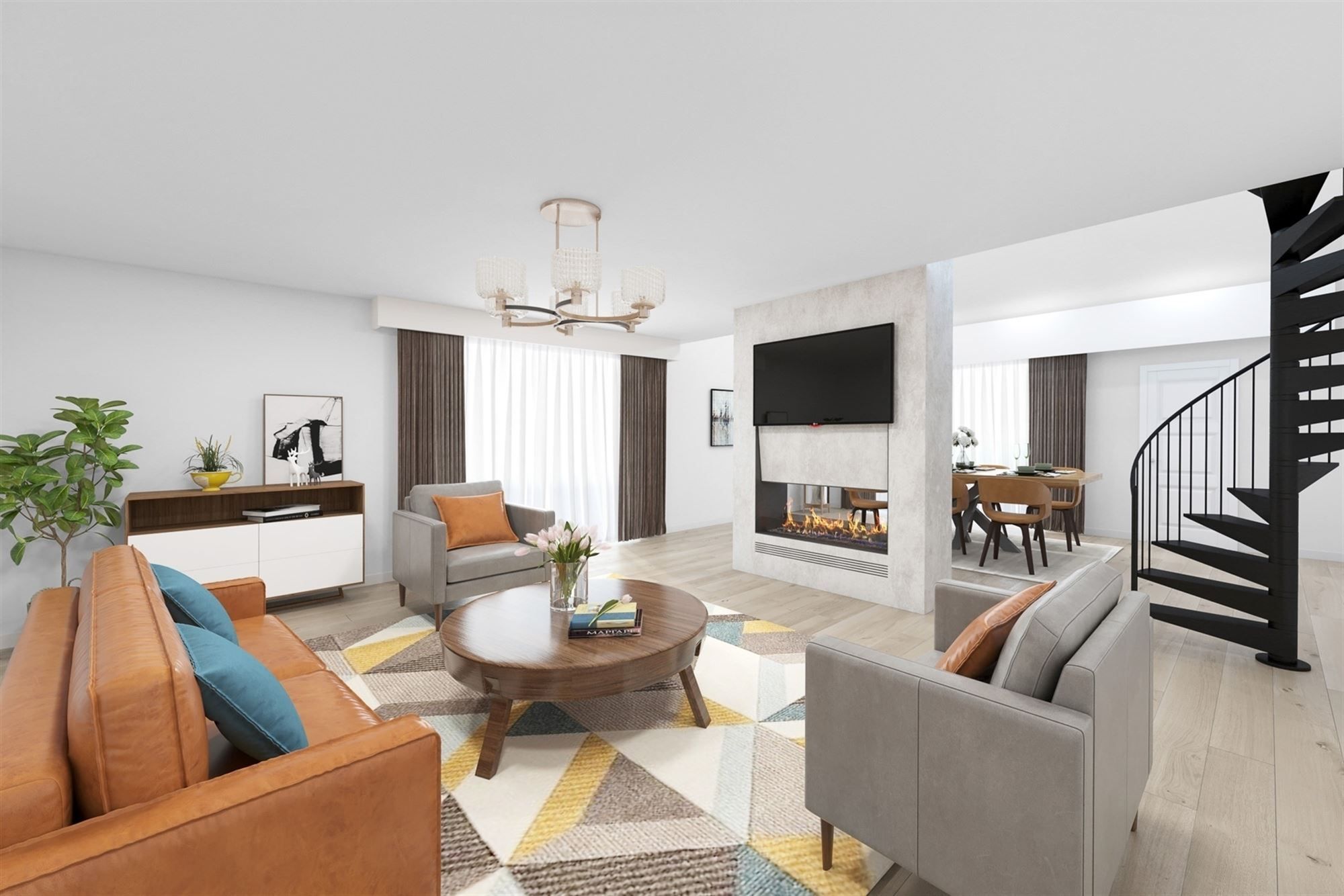 ZEER RUIME EN KARAKTERVOLLE WONING GELEGEN OP EEN BREED, UITGESTREKT EN ZUIDELIJK GEORIËNTEERD PERCEEL VAN 36A20CA TE BALEN (HULSEN) foto 6