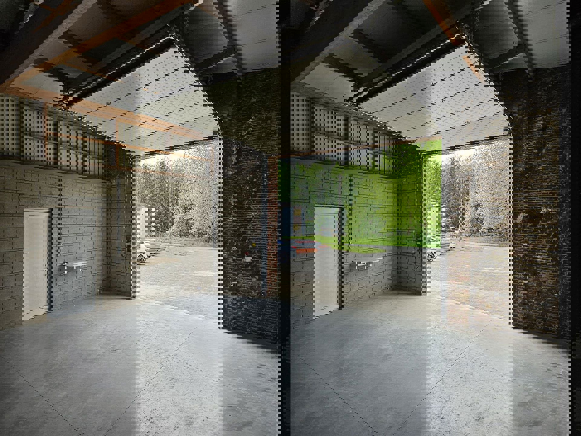 TE HUUR Oudsbergen - magazijn/werkplaats van 293m² foto 3