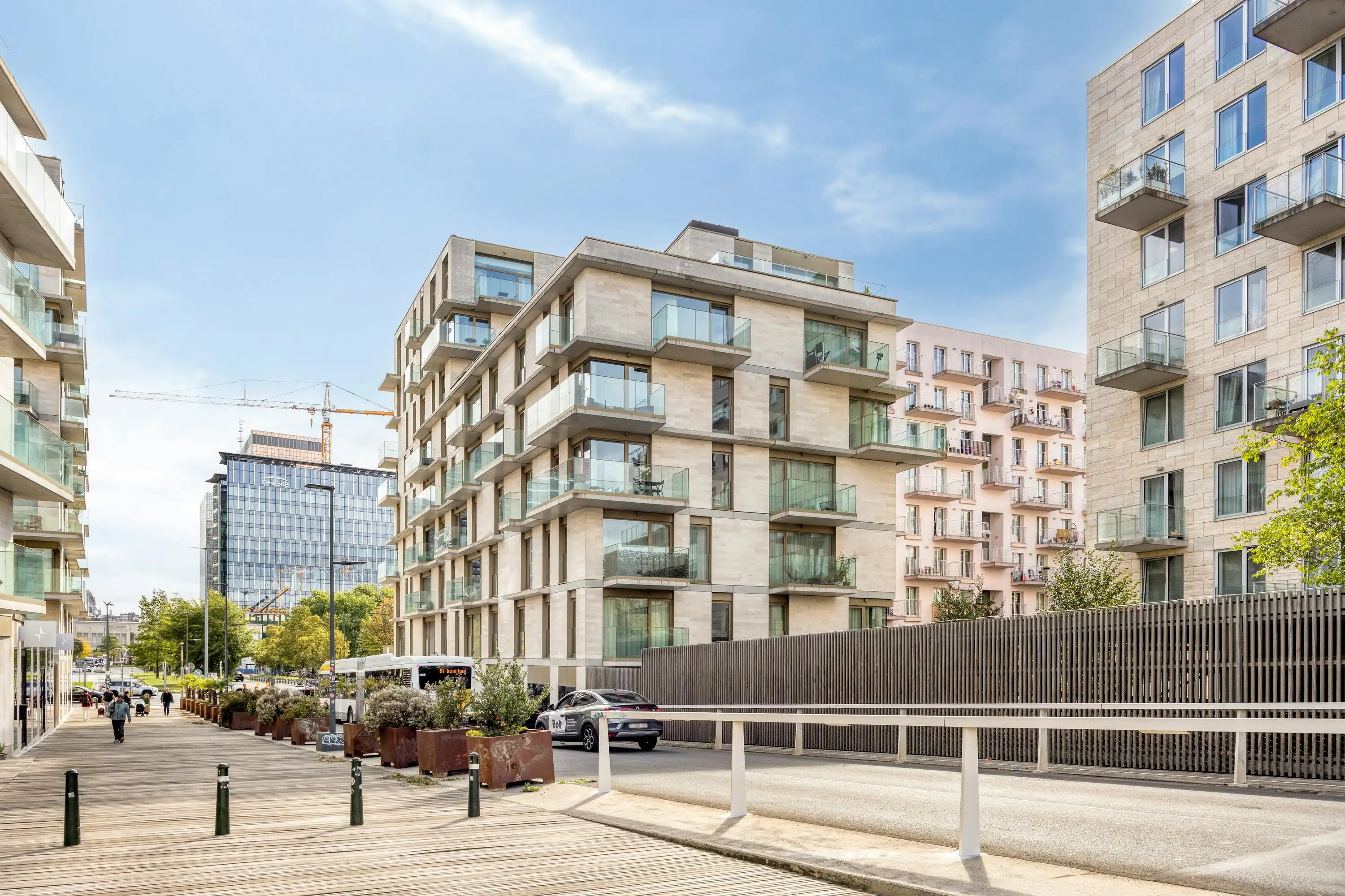 Penthouse Studio met zicht op Tour & Taxis Te koop  foto 32