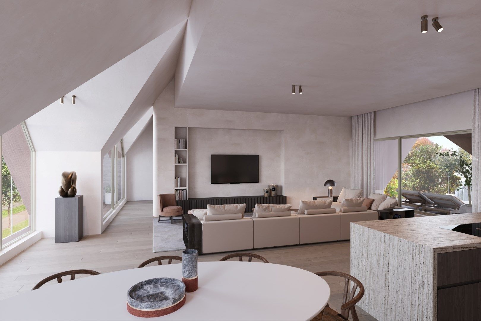 Nieuwbouw dakappartement te Kristus-Koning (6% BTW Mogelijk) foto 2