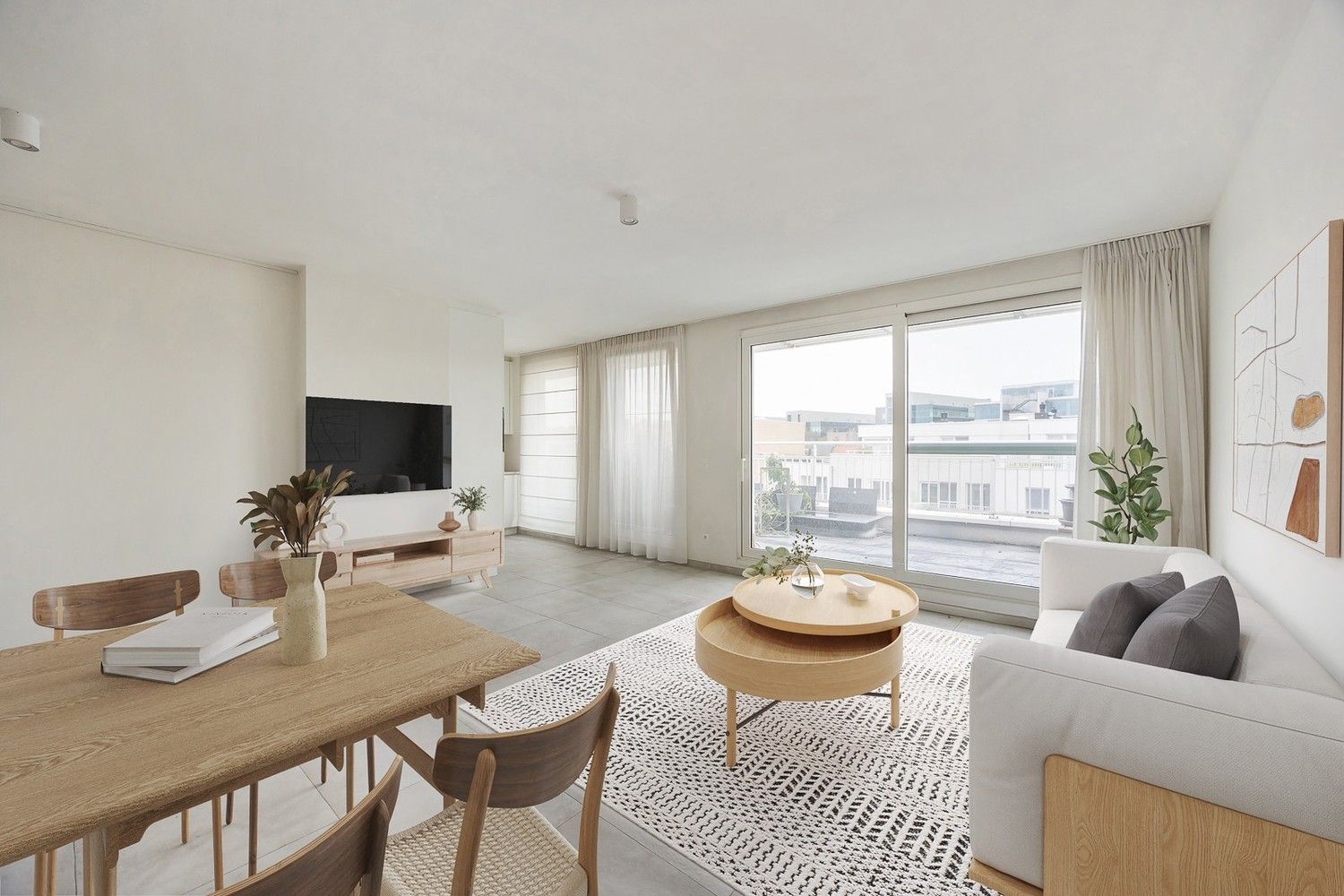 Modern 2-slaapkamerappartement van ±95m² met dubbele terrassen in hartje Berchem foto 2