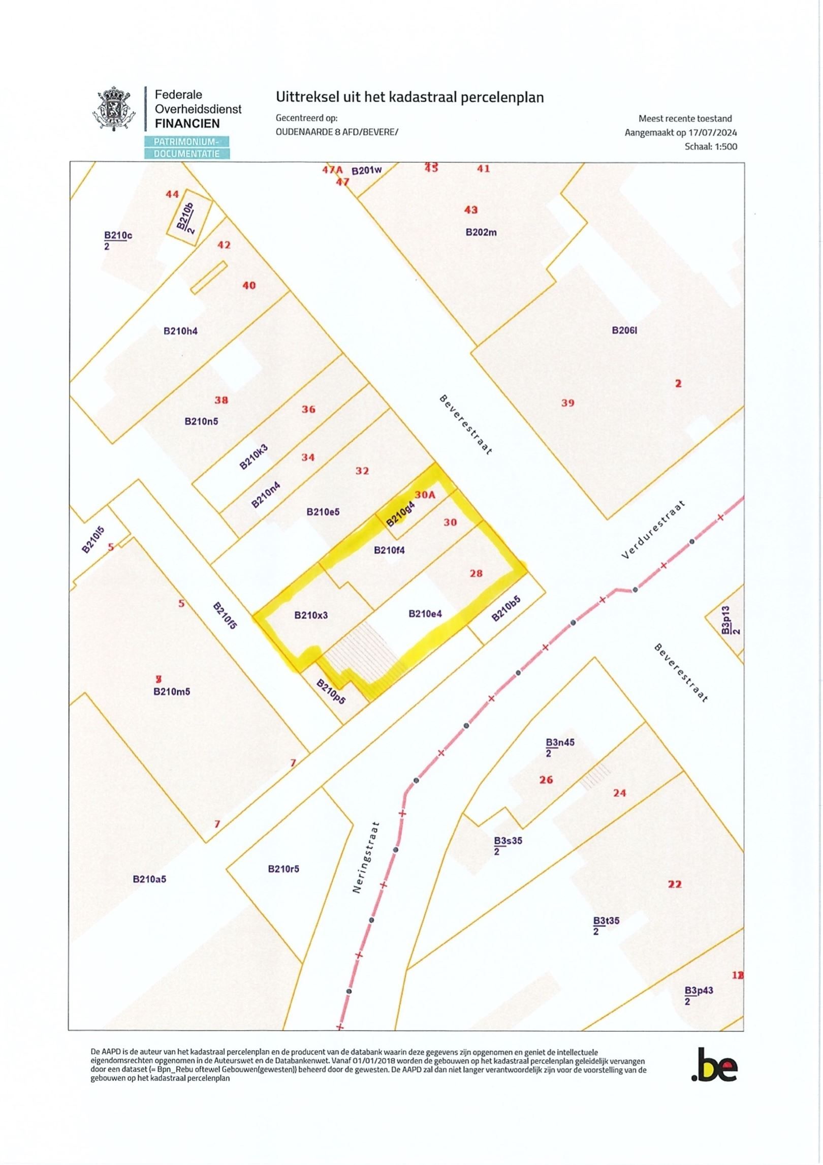 Te renoveren woning of projectgrond centrum Oudenaarde foto 3