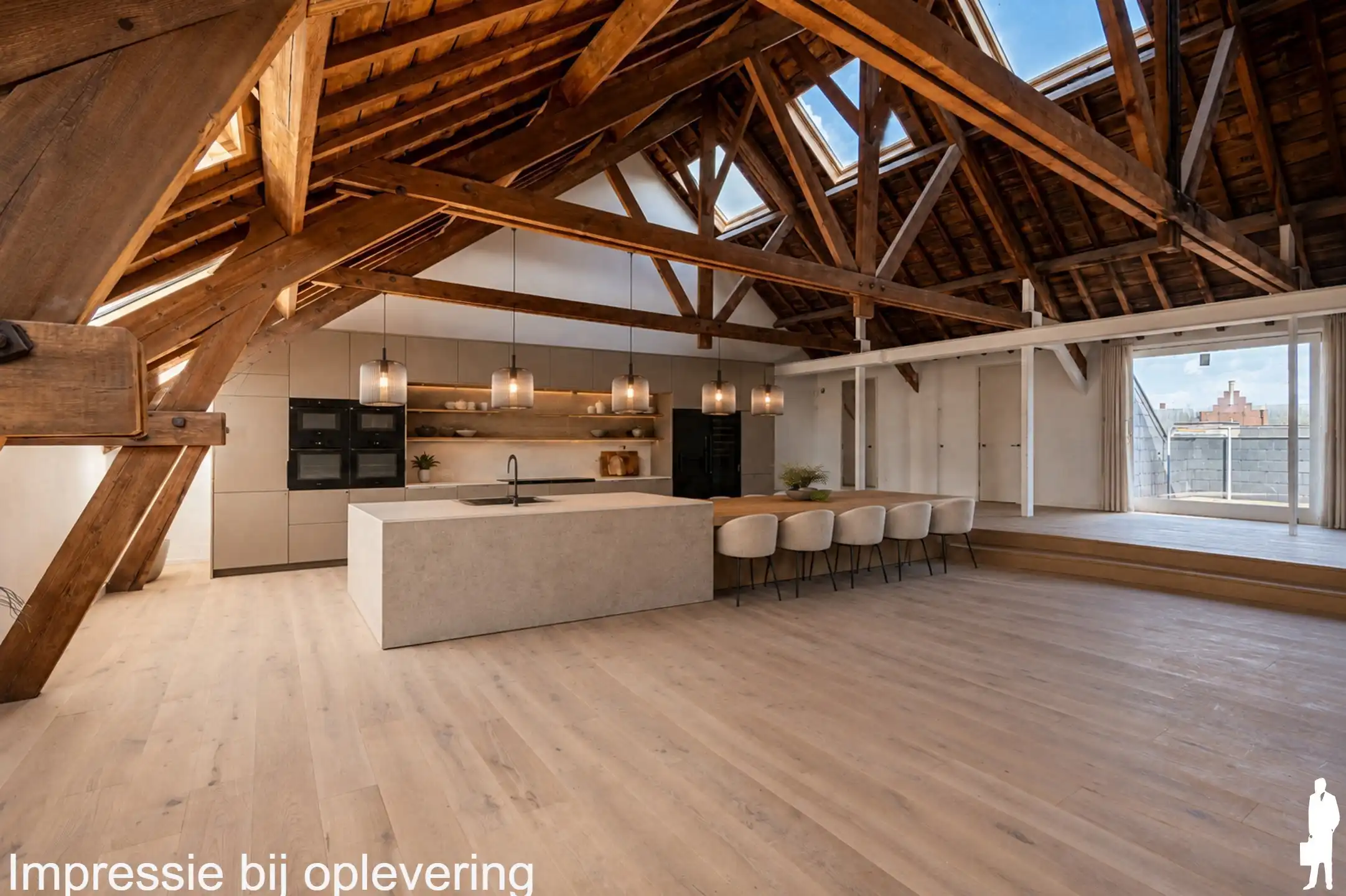 Penthouse van 264m² + terras in een uniek historisch kader foto 3
