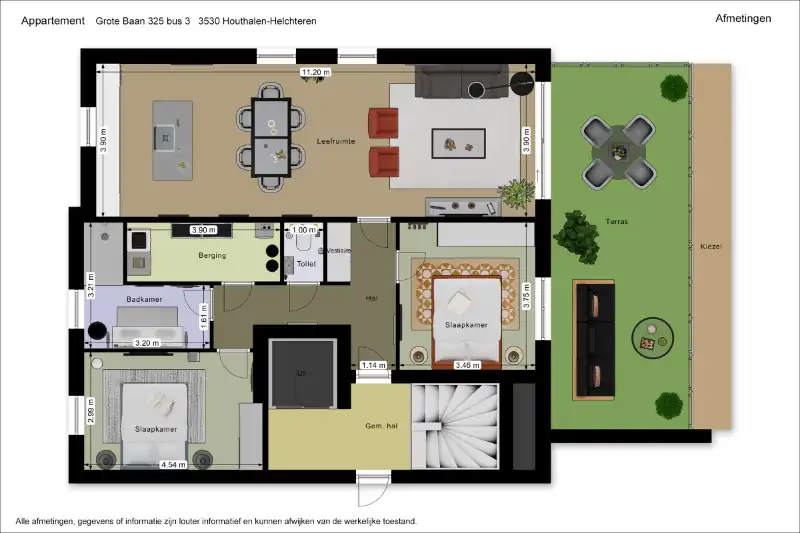 Ruim nieuwbouwappartement met 2 slaapkamers en riant terras op een goed bereikbare locatie! foto 13