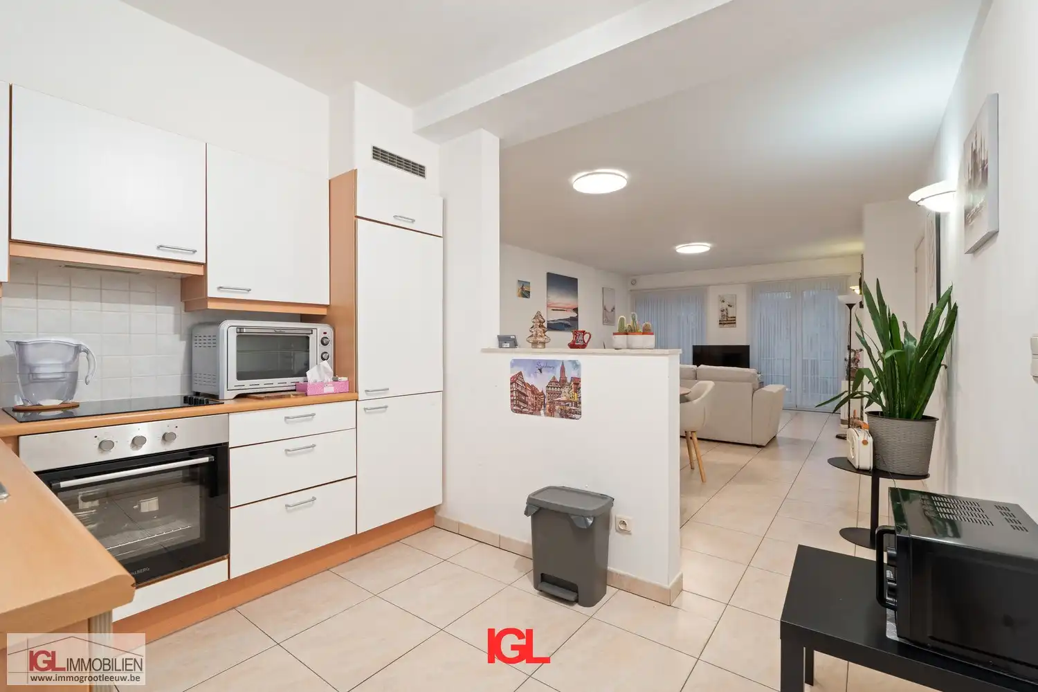 Lichtrijk appartement met 2 slaapkamers en terras te koop op de Rink – centrum Sint-Pieters-Leeuw foto 9