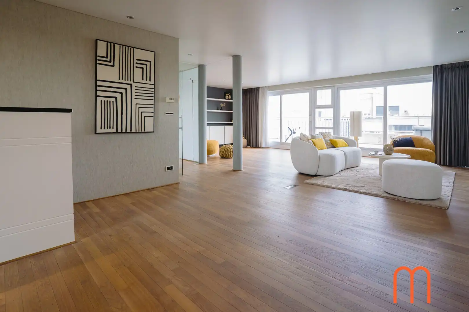 Luxe penthouse te koop in Oostende met zijdelings zeezicht en ruim terras foto 6