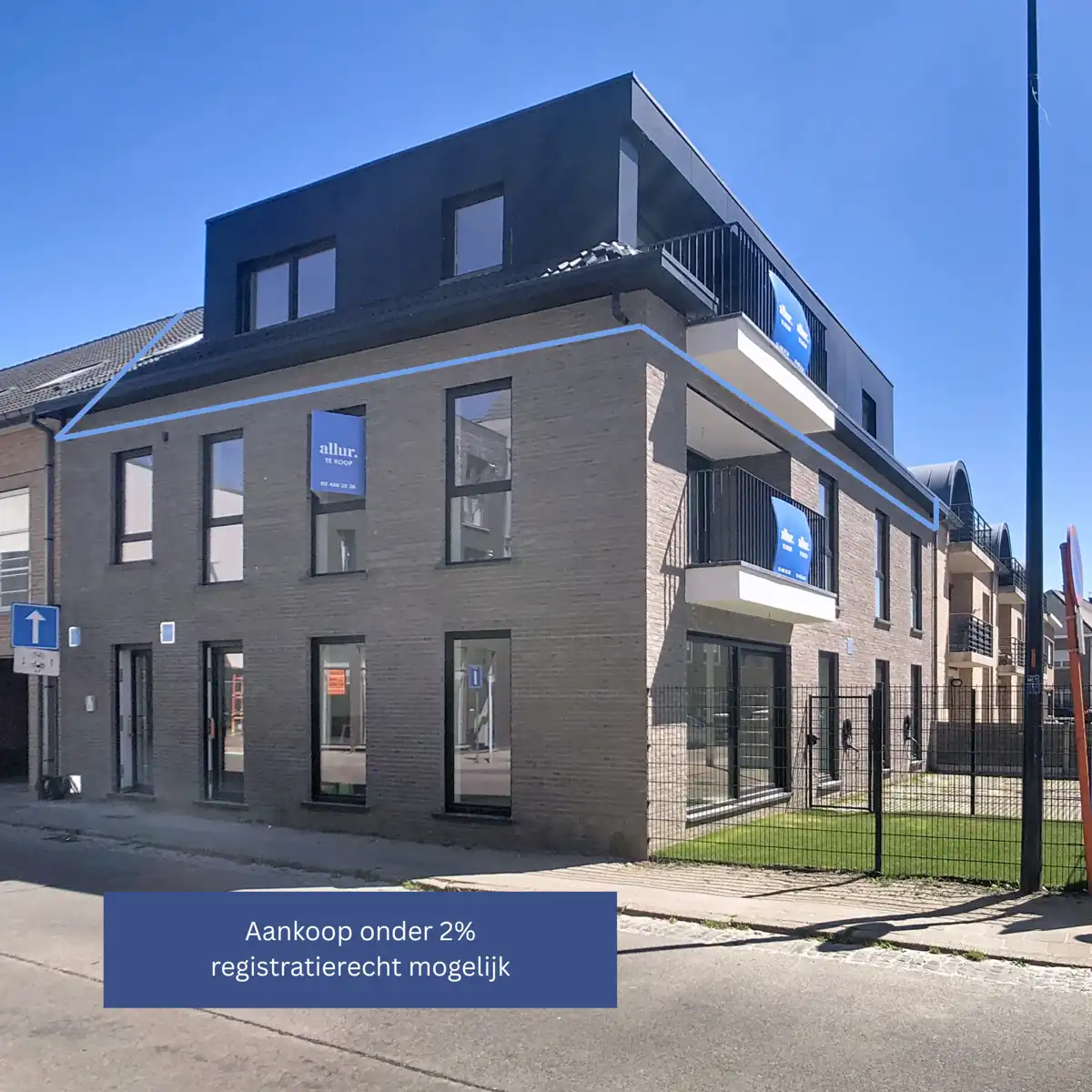 Casco-app 2de verdieping met terras onder registratie (2%) foto {{pictureIndex}}