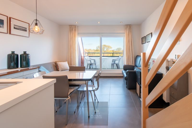 Recent duplex-appartement met één slaapkamer en slaaphoek. foto 3