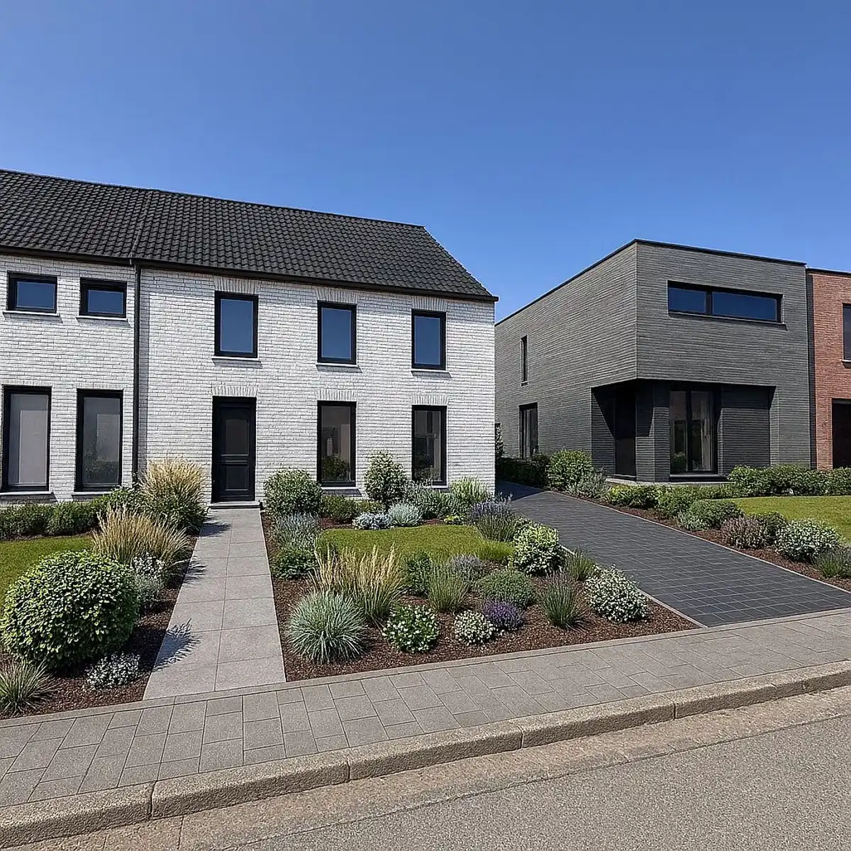 TE KOOP - bouwgrond voor halfopen bebouwing op 500m² foto {{pictureIndex}}
