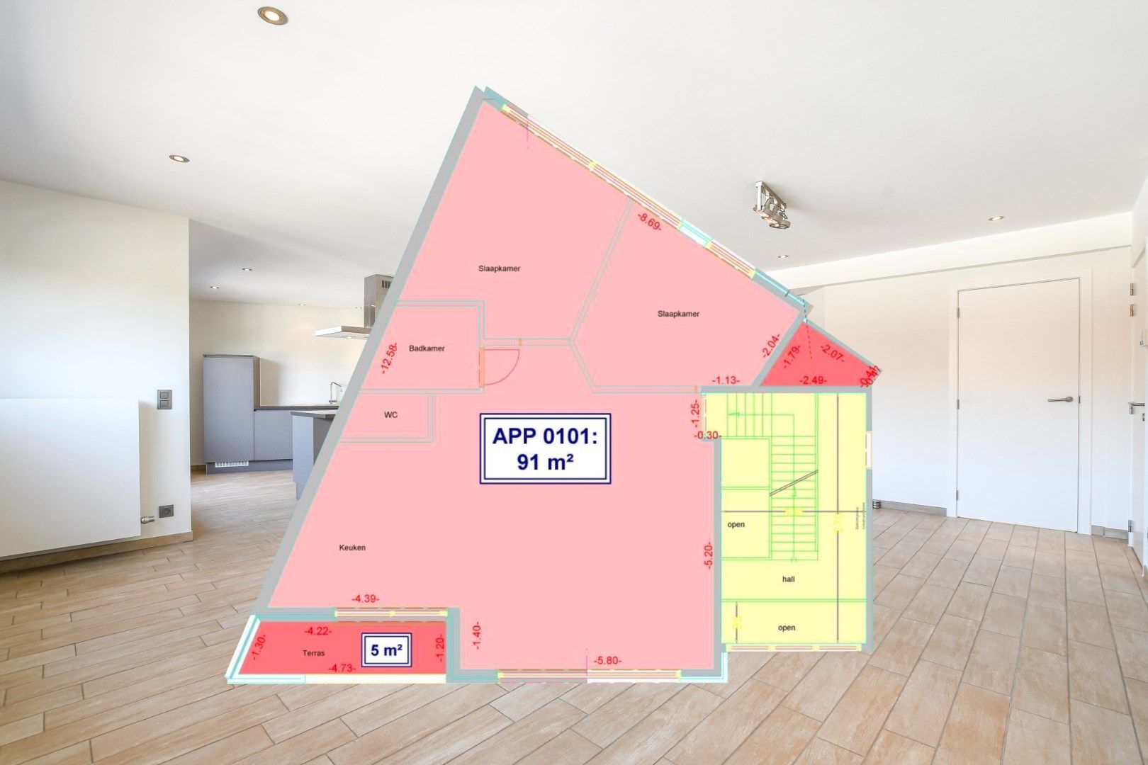 Volledig gerenoveerd appartement met terras te koop in Klemskerke (De Haan) foto 5
