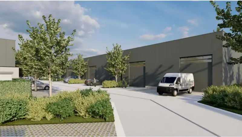 Nieuwbouwloods in Roeselare foto 2