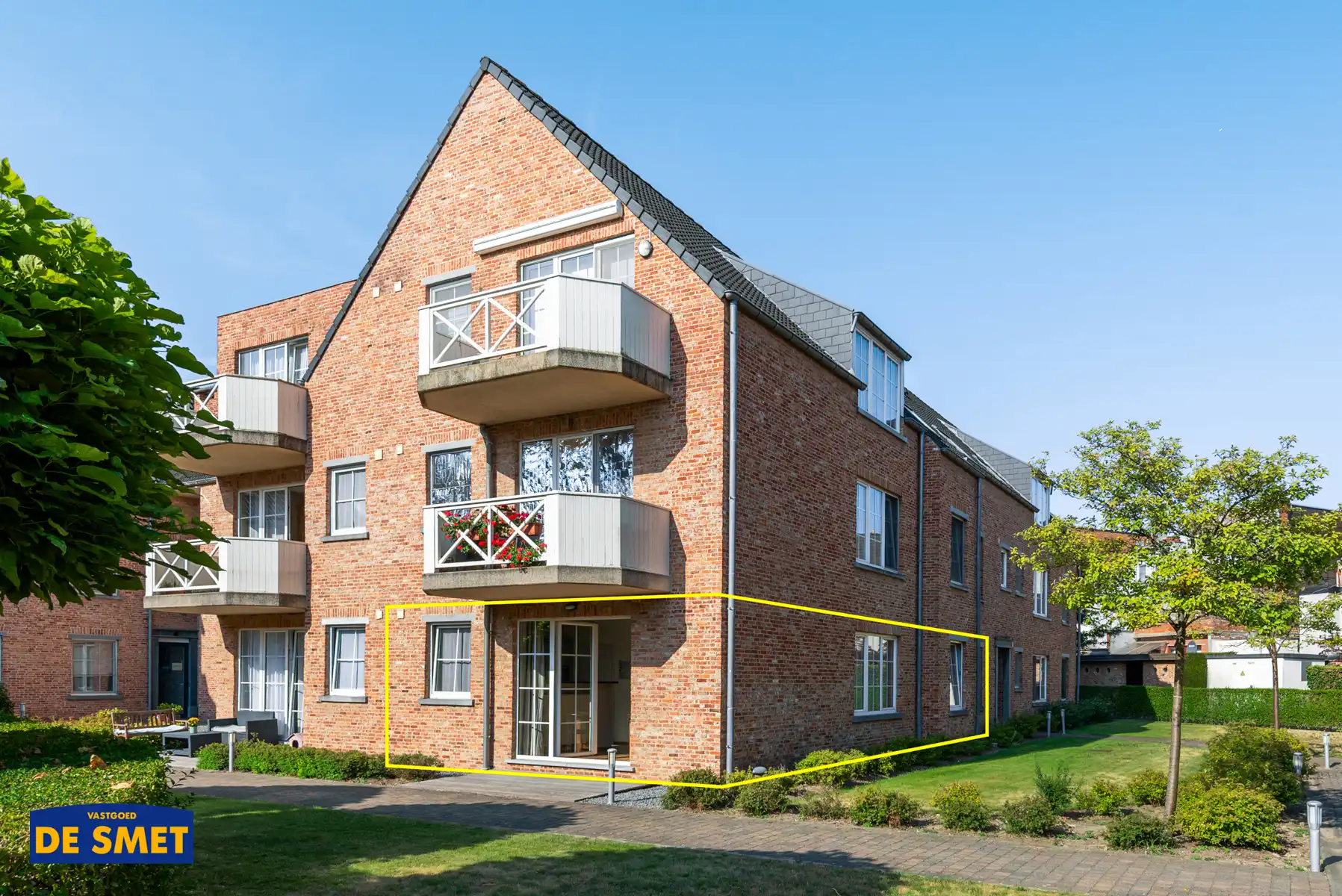 Gelijkvloers appartement met garage in domein "Hof ter Beke" foto 3