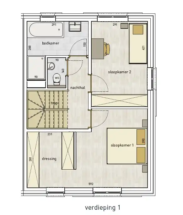 Afgewerkte halfopen bebouwing met 3 slaapkamers, tuin, terras en garage in Kerkom! - EPB A kWh/m² - bewoonbare opp. 147 m² - 6% BTW Mogelijk foto 31