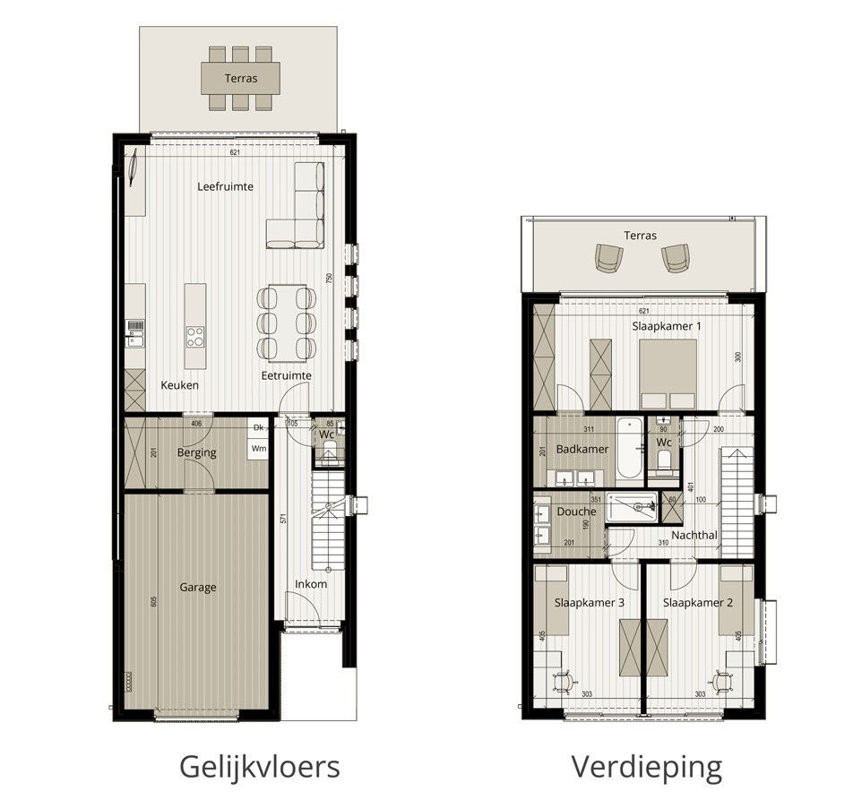 Hoogwaardige nieuwbouwwoning  met drie ruime slaapkamers, groene tuin en garage foto 13
