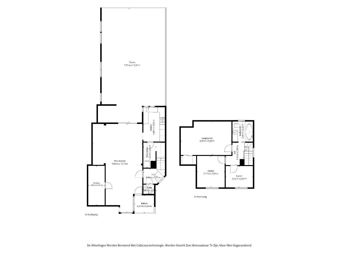 RUIM DUPLEX-APPARTEMENT MET 2 TERRASSEN IN HET CENTRUM VAN LANAKEN !  foto 24