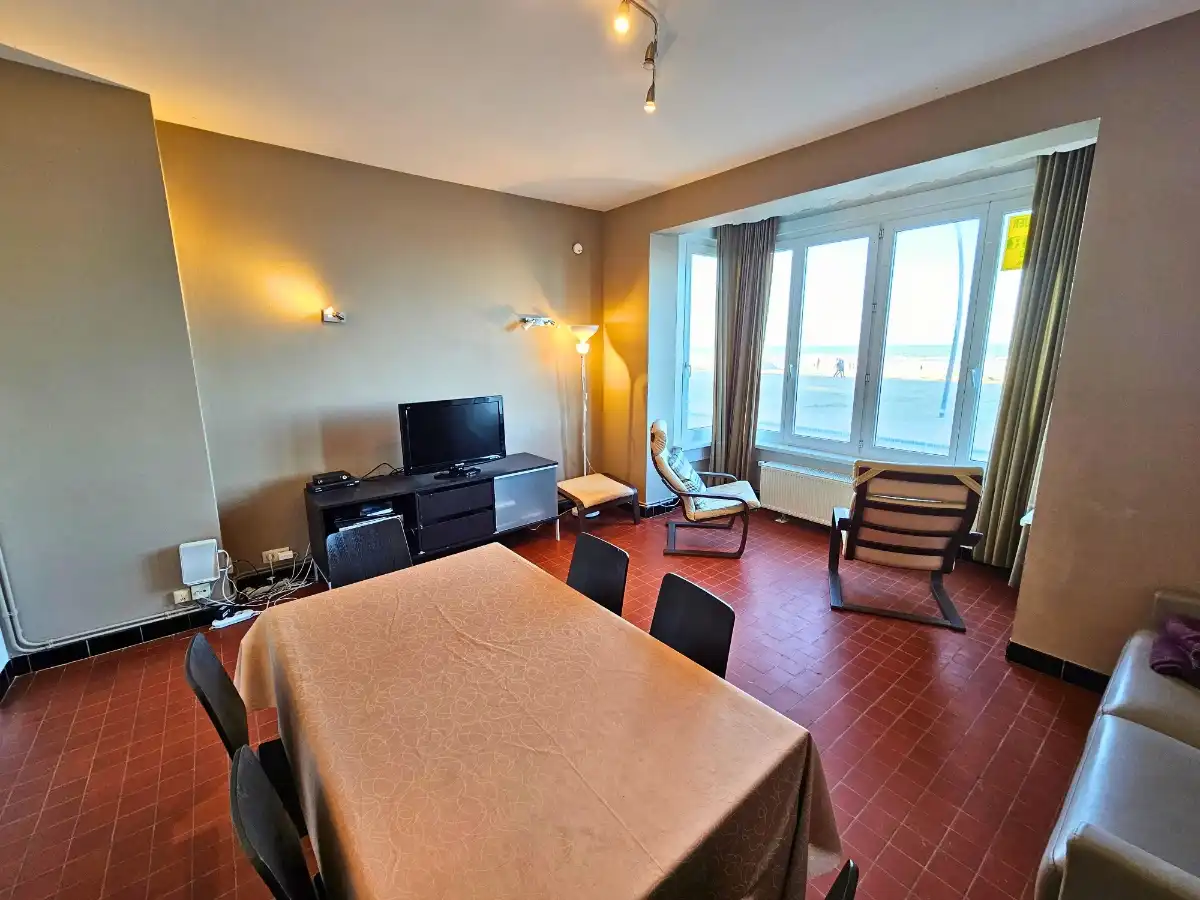 APPARTEMENT MET FRONTAAL ZEEZICHT TE KOOP TE DE PANNE foto 2