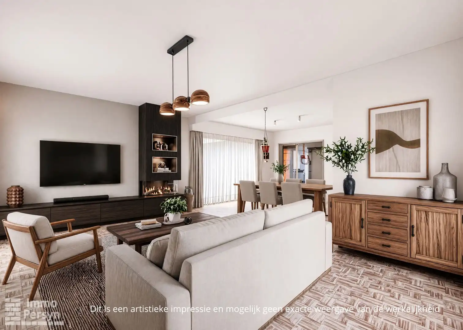 Gelijkvloerse woning met 3 slpk en dubbele garage foto 8