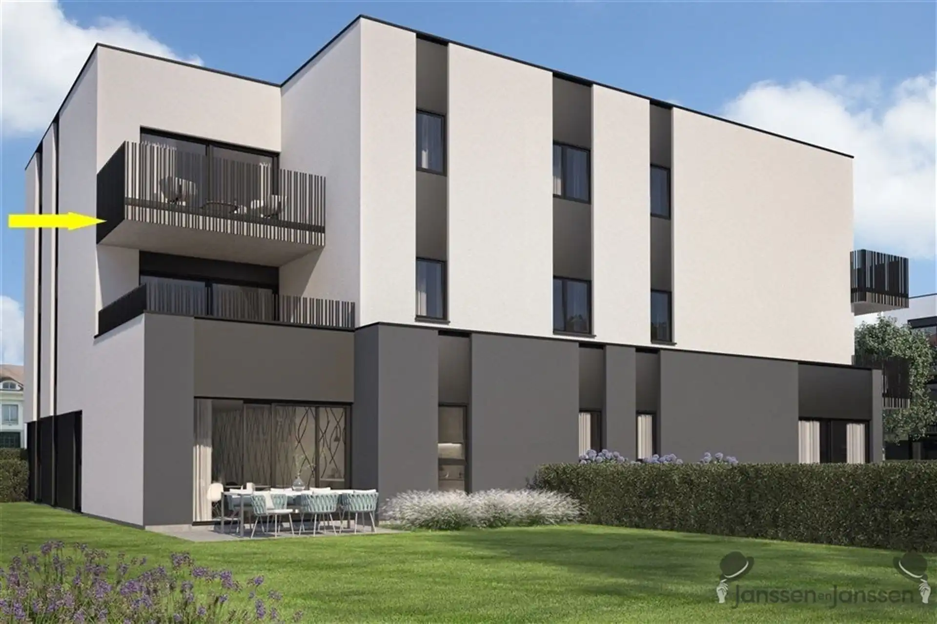 Volledig afgewerkt BEN appartement (2de verd.) met garage foto 2