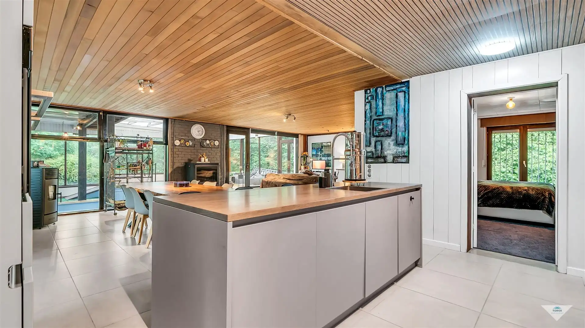 Woning met binnenzwembad en sauna in natuurgebied! foto 8