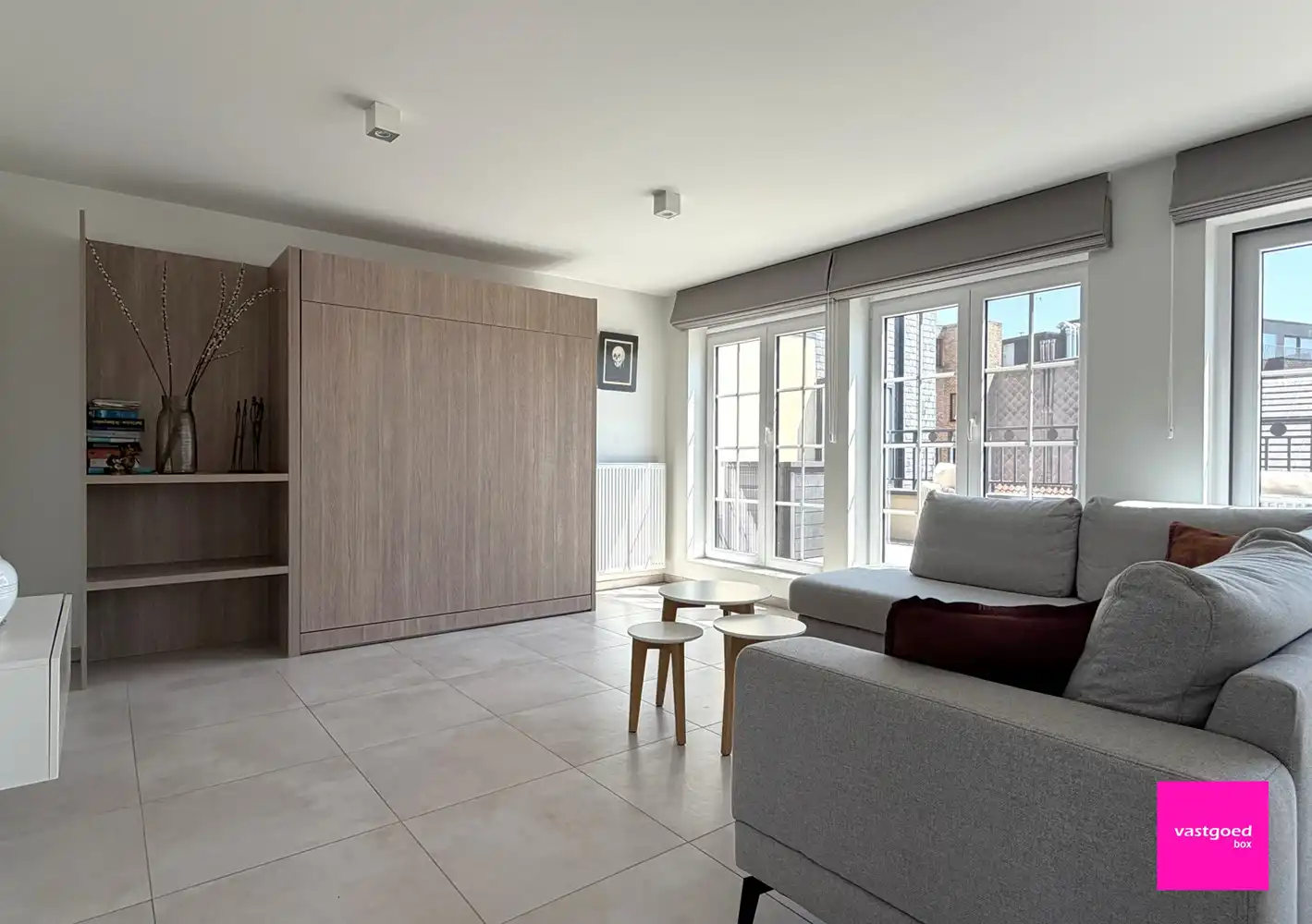 Unieke penthouse studio met 2 grote terrassen, centrum Oostende foto 9
