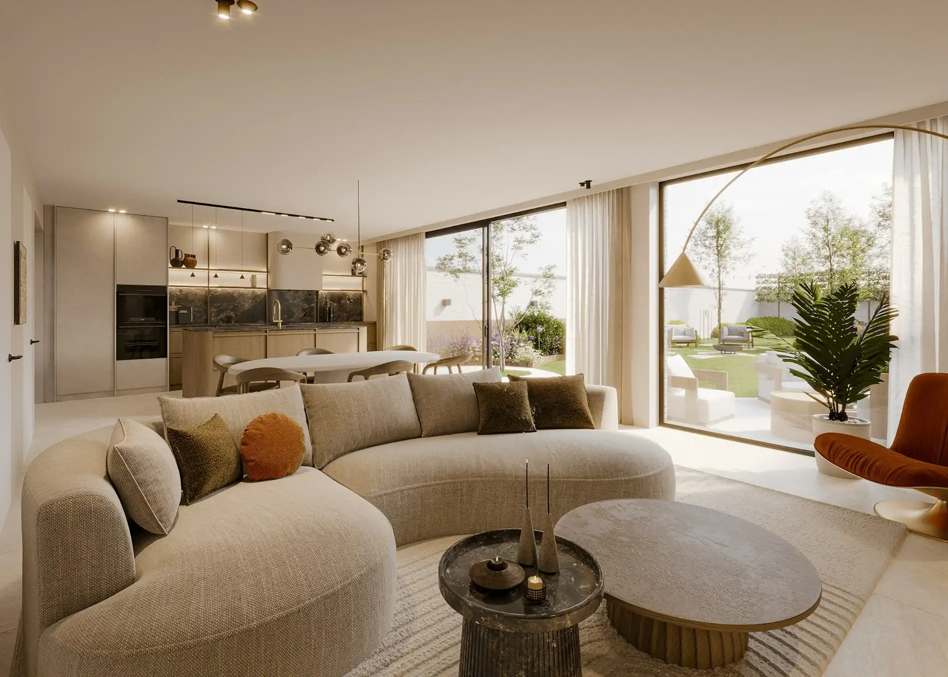 Schitterend nieuwbouwappartement met 189 m² tuin! Parking mogelijk. foto 2