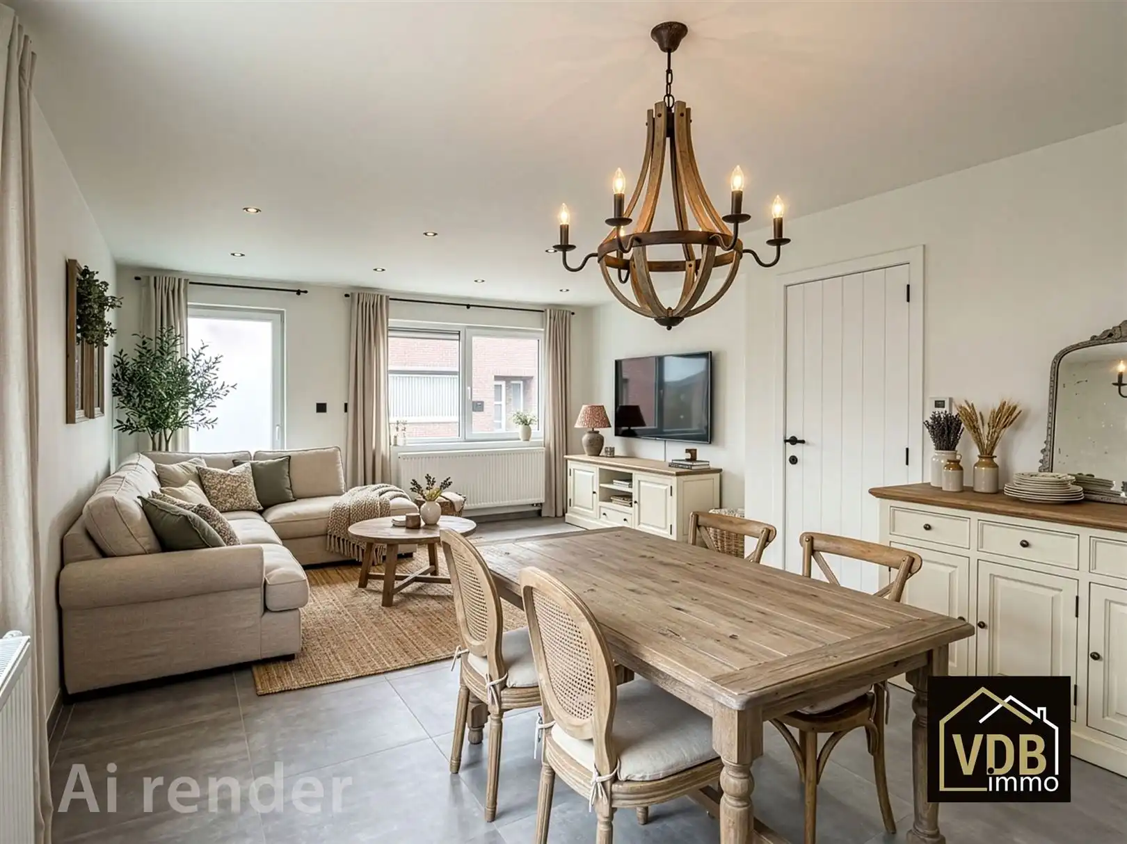 HALF OPEN BEBOUWING MET 4 SLAAPKAMERS EN GROTE GARAGE foto 6