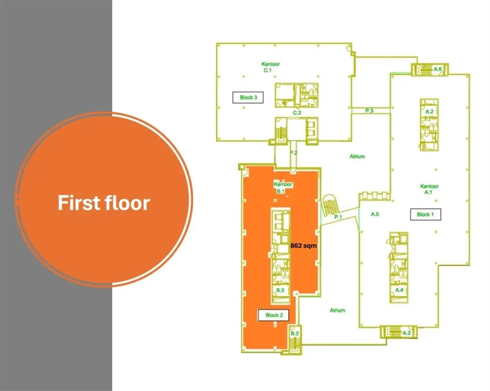THE HUB : kantoren vanaf 319m² foto 18