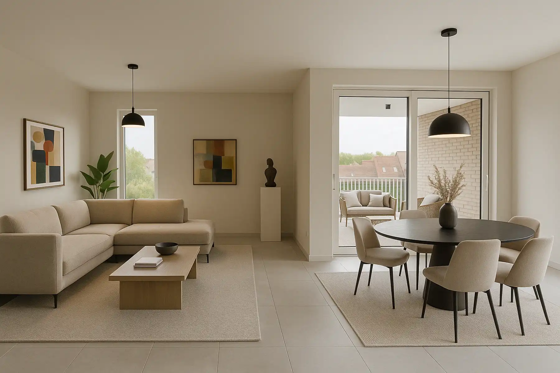 Uitgestrekt 3 slaapkamer hoekappartement! foto 8