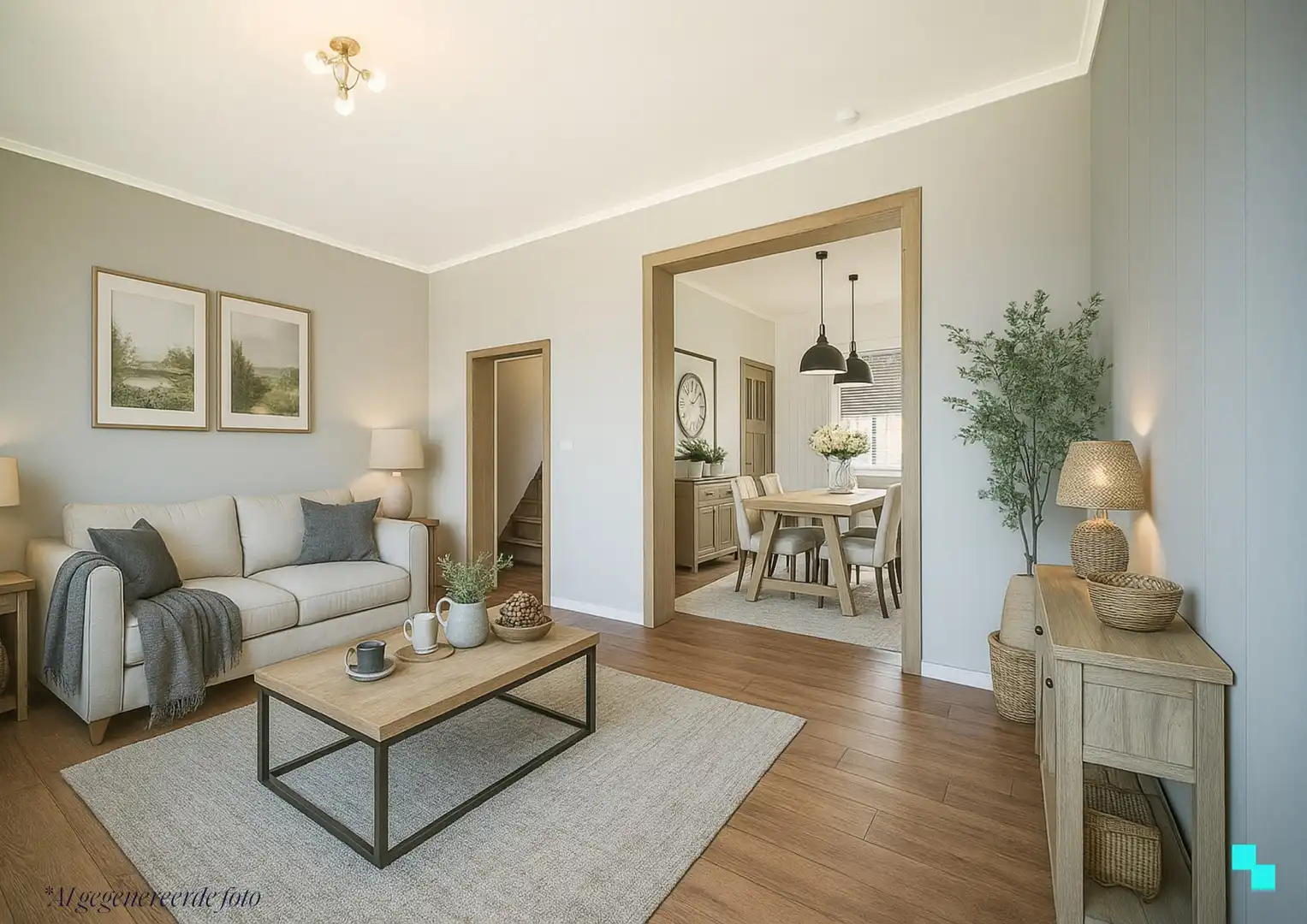 Op te frissen eengezinswoning met uitweg achteraan foto 3