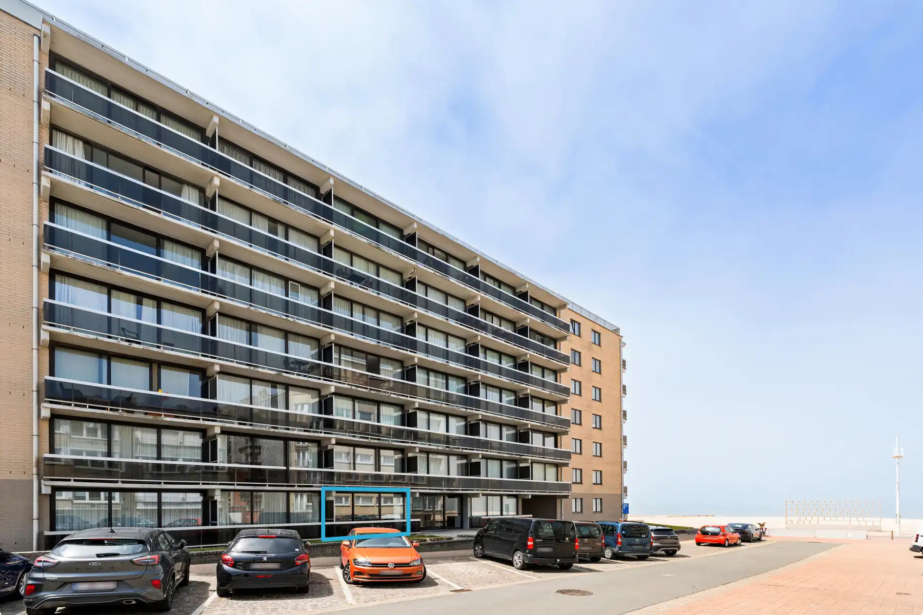 Hoofdfoto van de publicatie: Gezellig appartement met zijdelings zeezicht