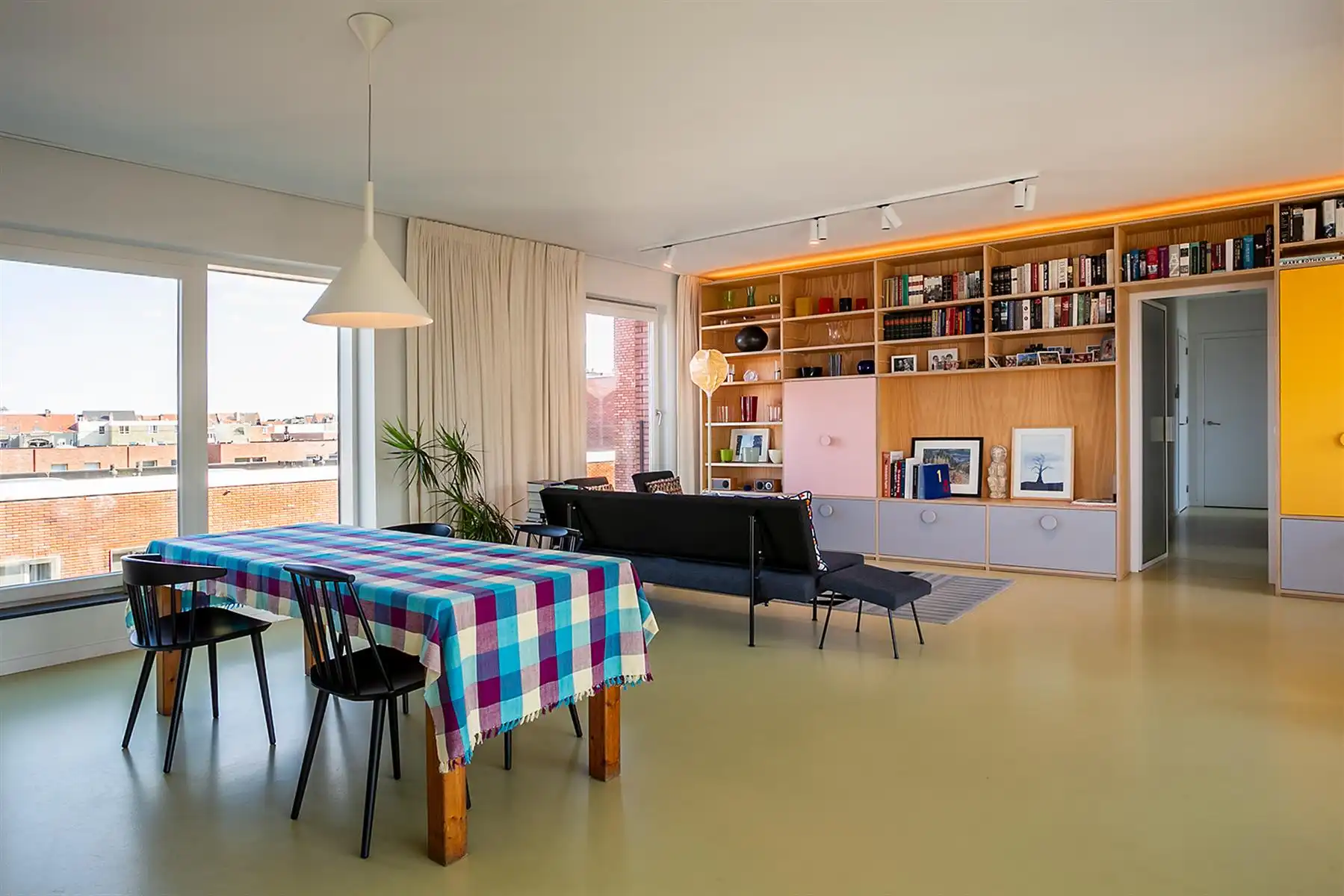 Gemeubeld 2/3 SLPK appartement in het geliefde Groenkwartier foto 2