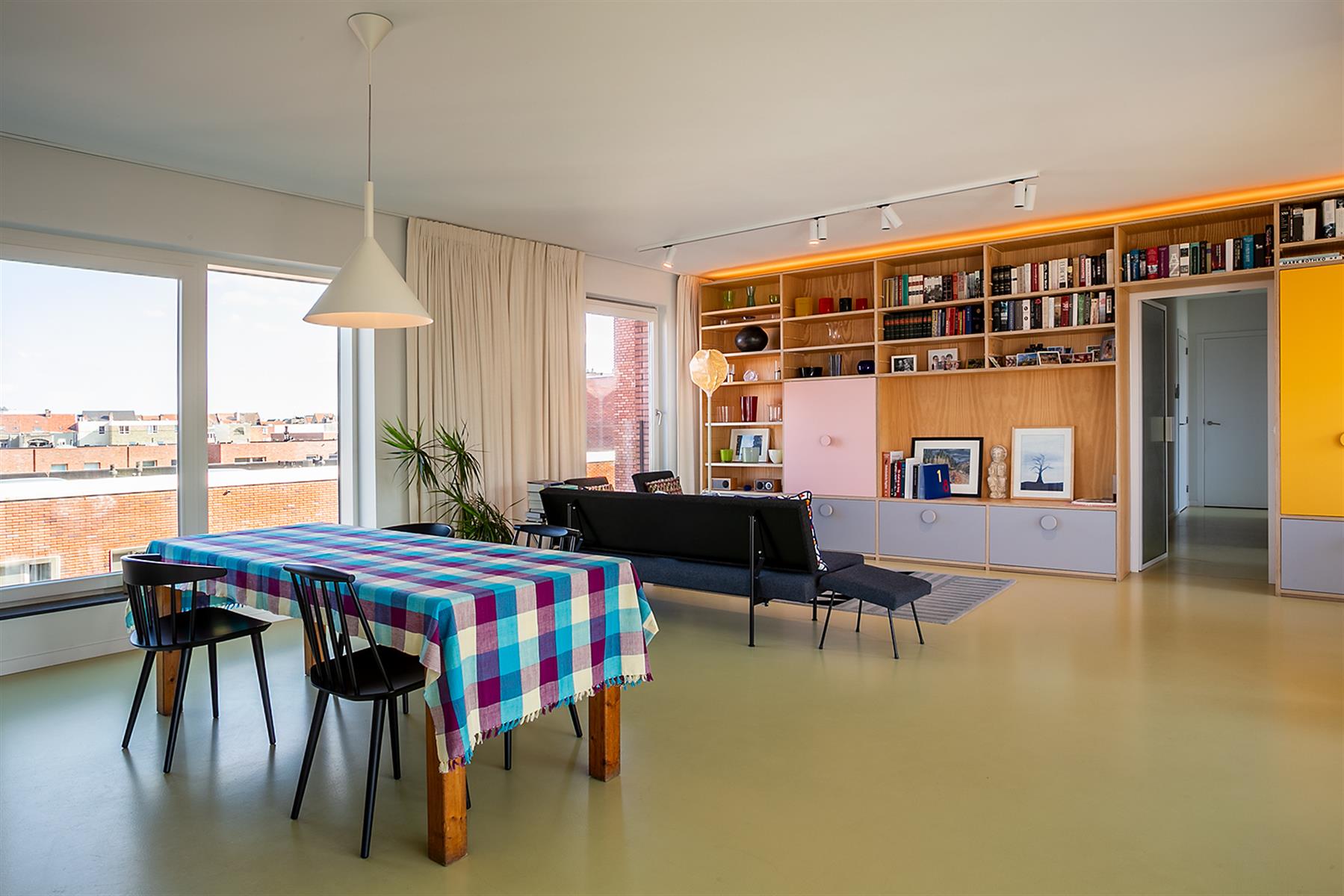 Gemeubeld 2/3 SLPK appartement in het geliefde Groenkwartier foto 2