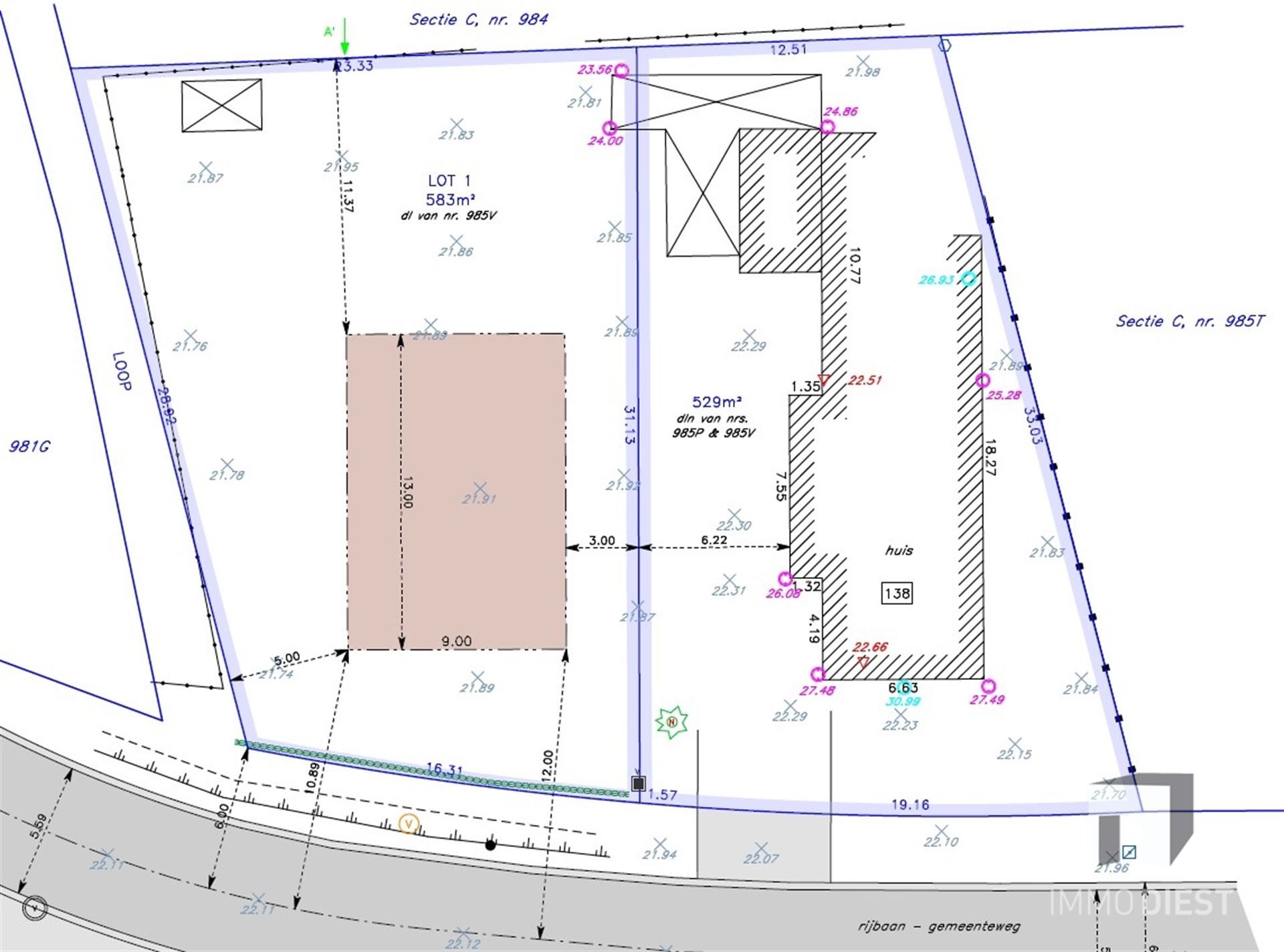 Aantrekkelijke bouwkavel van 583 m² voor open bebouwing in Vorst. foto 2
